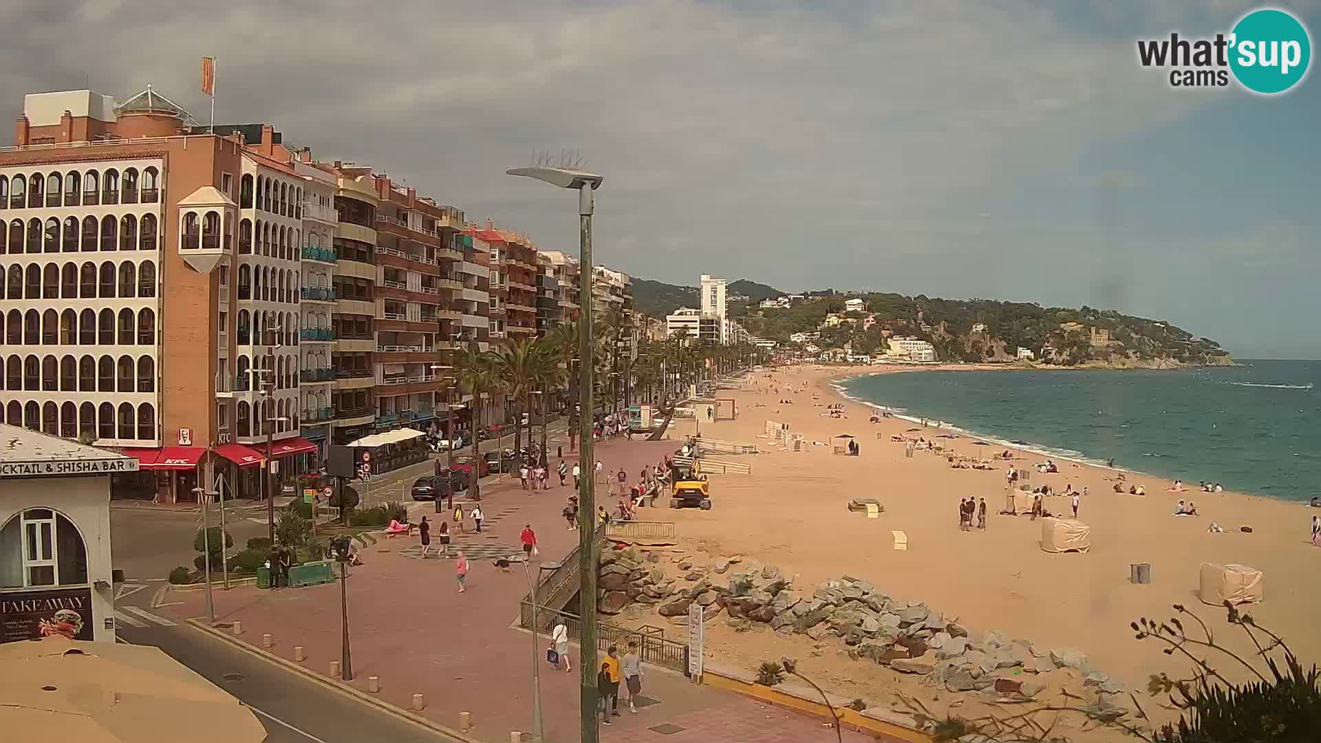 Webcam Lloret de Mar – the main beach – – Costa Brava – Spain