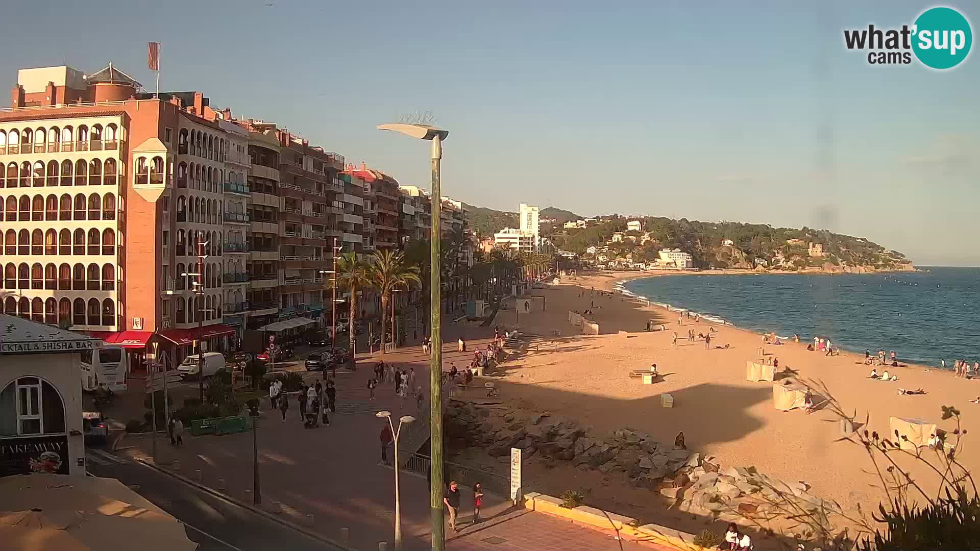 Kamera v živo Lloret de Mar – plaža