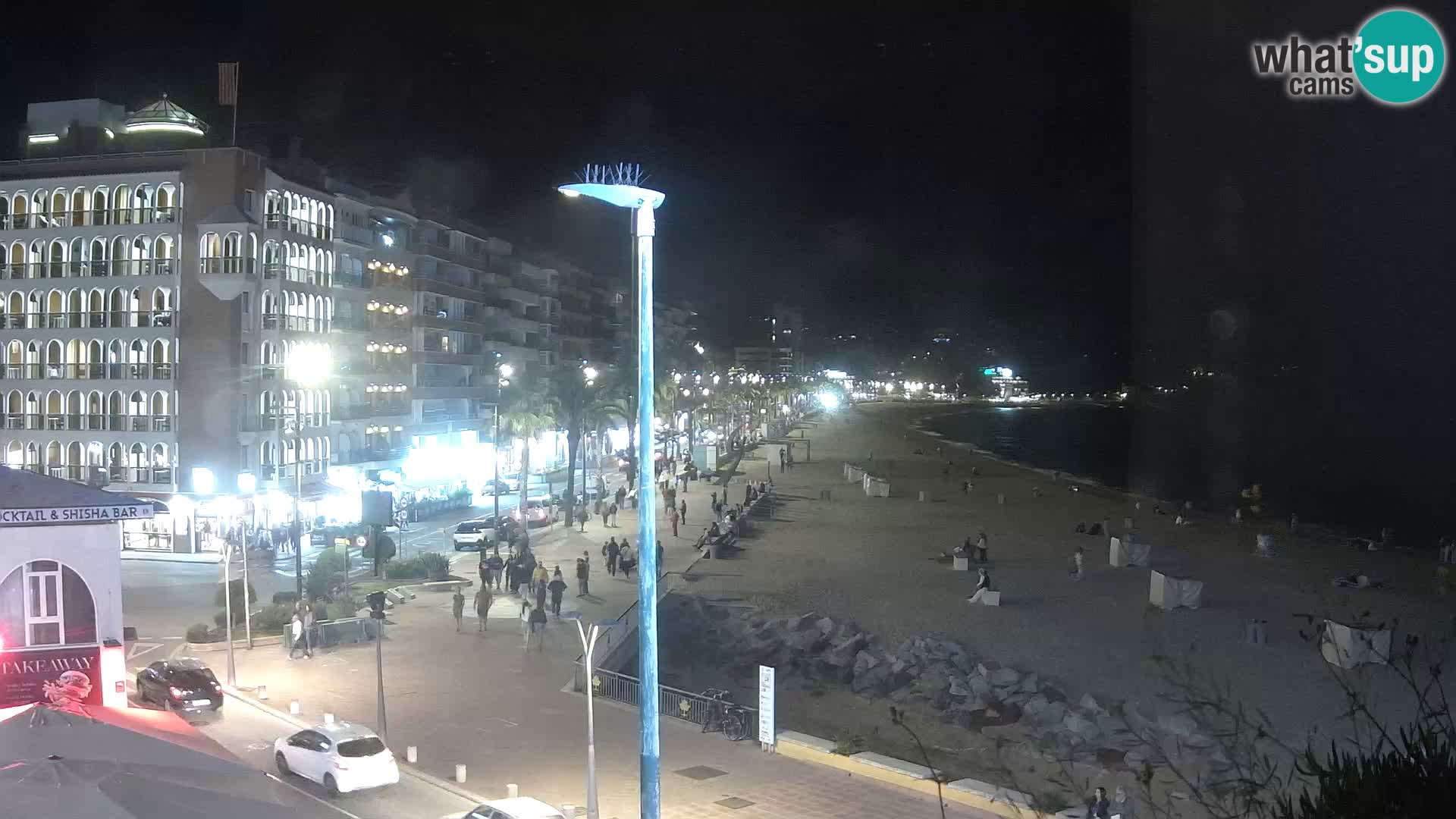 Webcam Lloret de Mar – the main beach – – Costa Brava – Spain