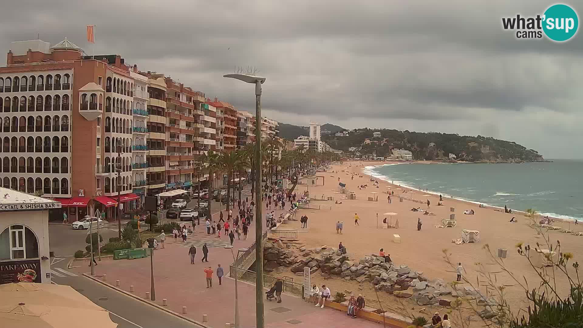 Webcam Lloret de Mar – the main beach – – Costa Brava – Spain