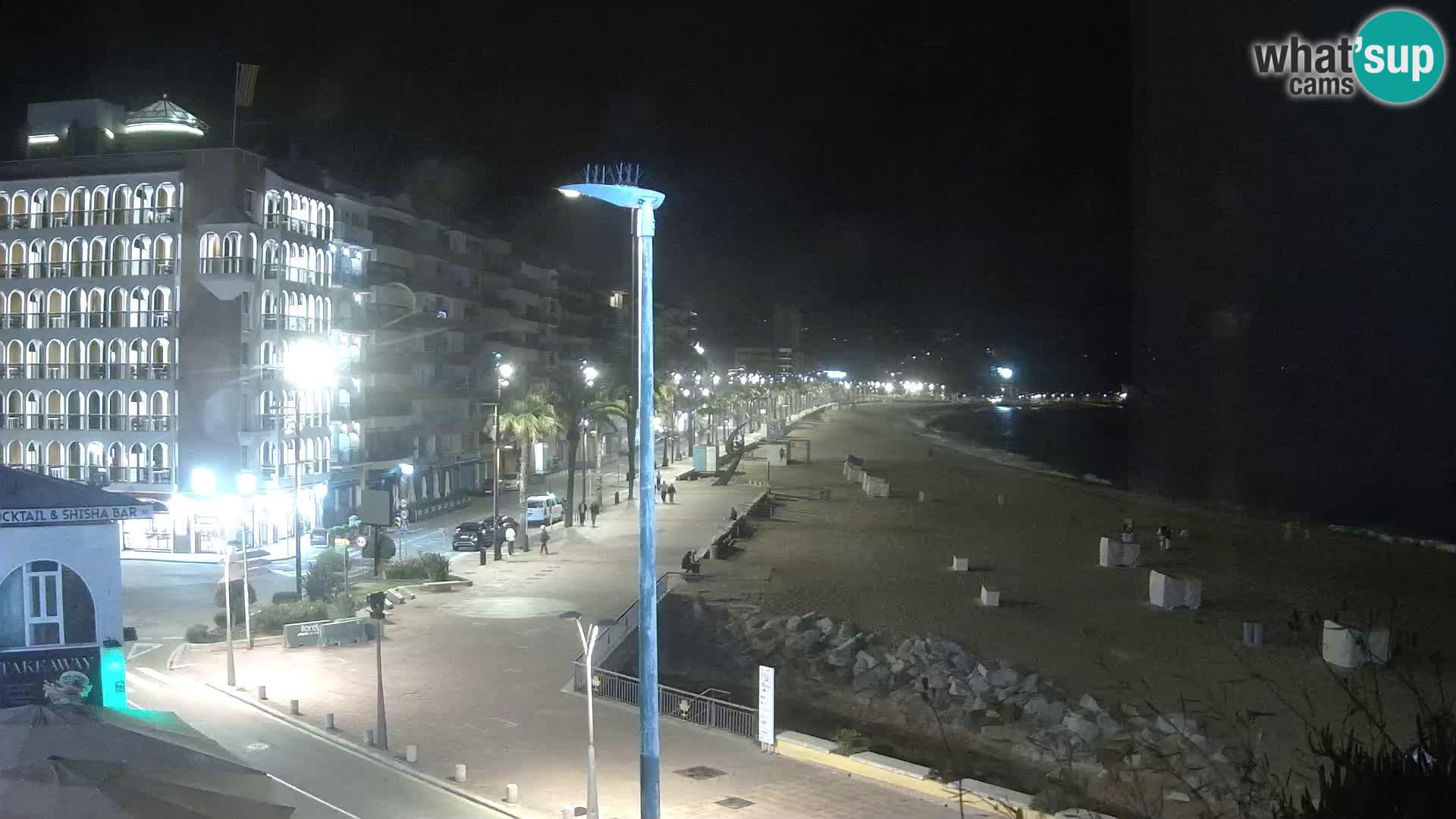Webcam Lloret de Mar – the main beach – – Costa Brava – Spain