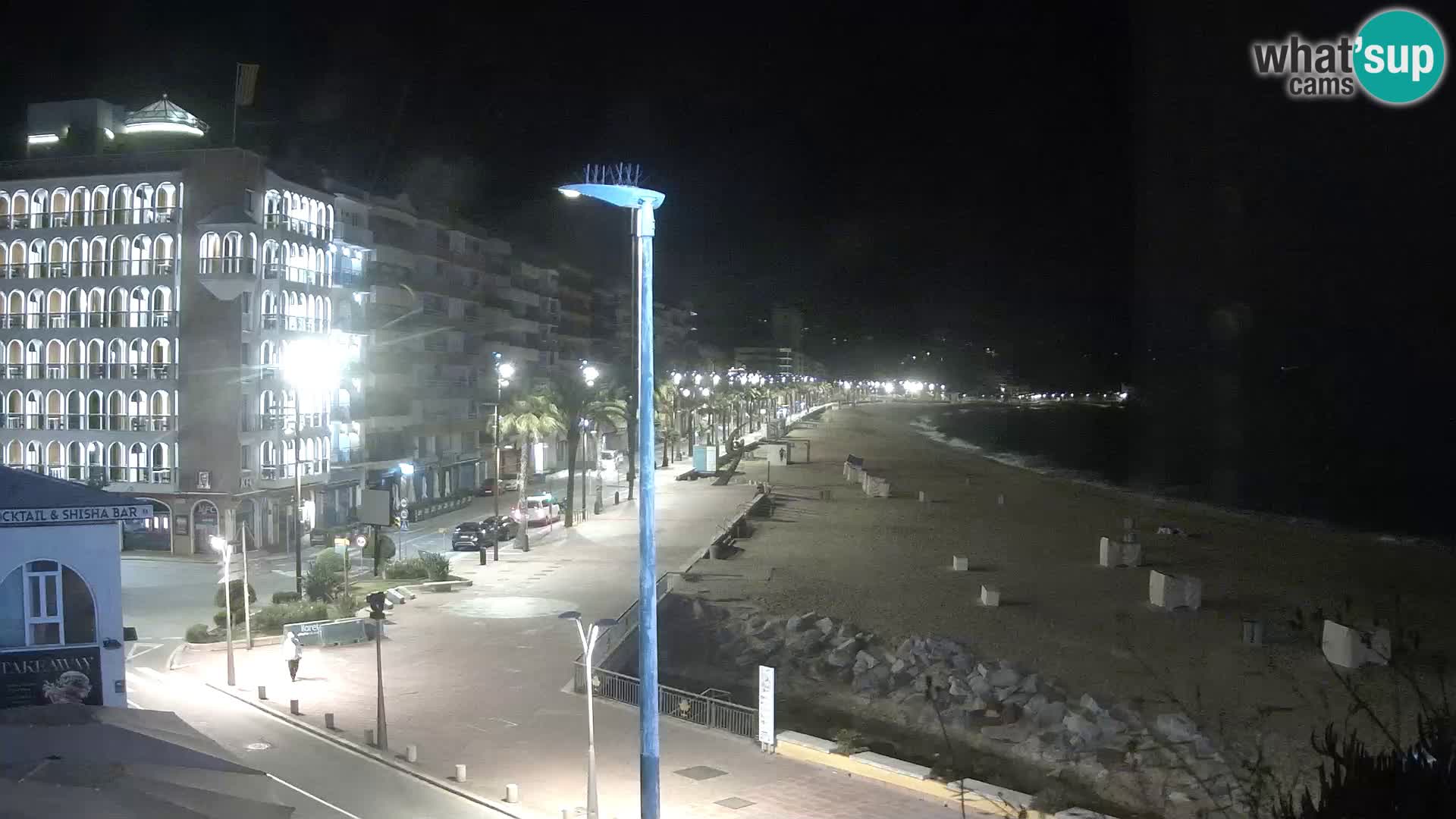 Webcam Lloret de Mar – the main beach – – Costa Brava – Spain