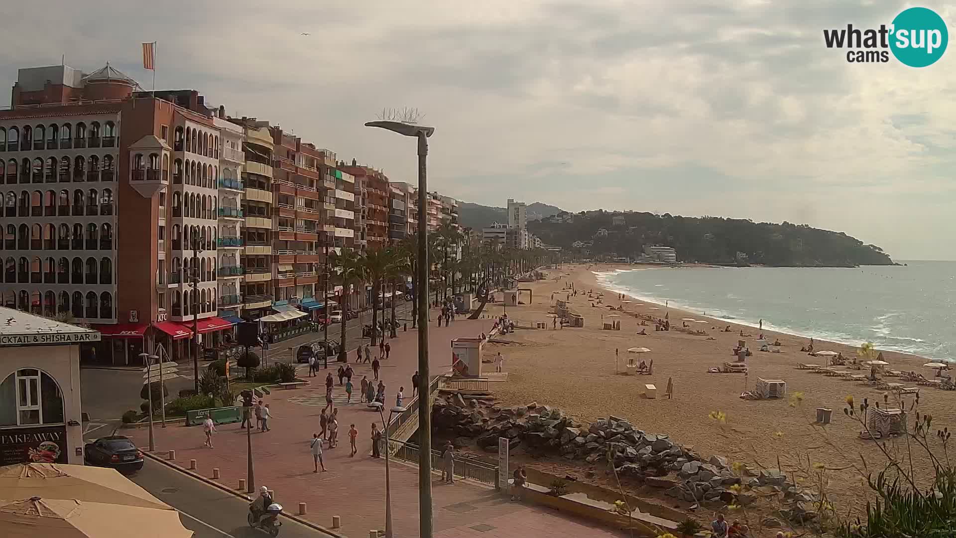 Webcam Lloret de Mar – the main beach – – Costa Brava – Spain
