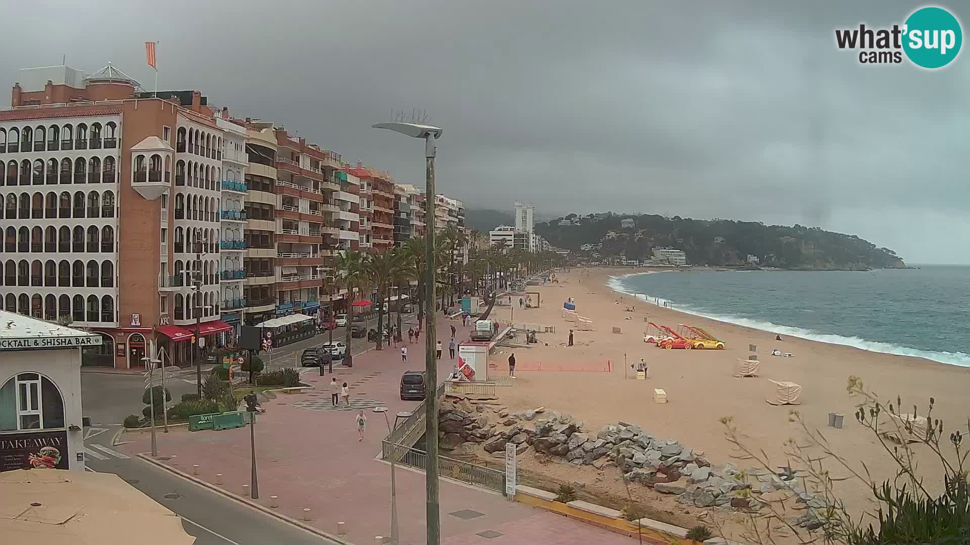 Webcam Lloret de Mar – the main beach – – Costa Brava – Spain