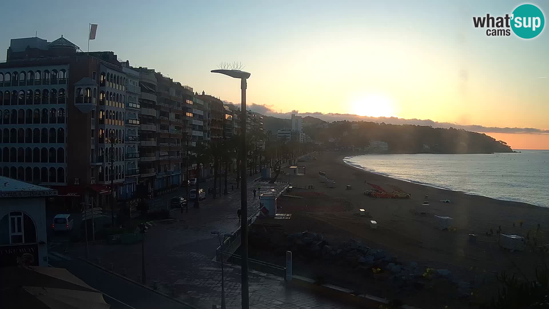 Webcam Lloret de Mar – the main beach – – Costa Brava – Spain