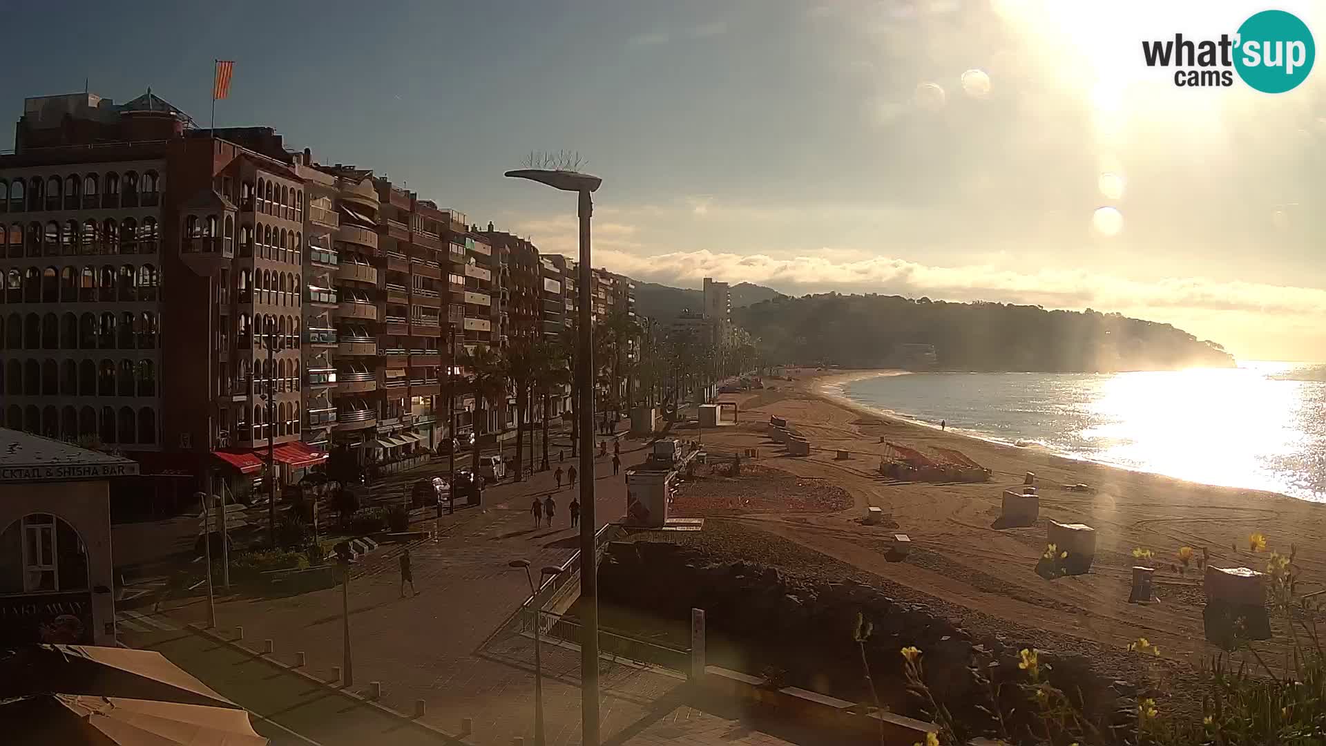 Webcam Lloret de Mar – the main beach – – Costa Brava – Spain