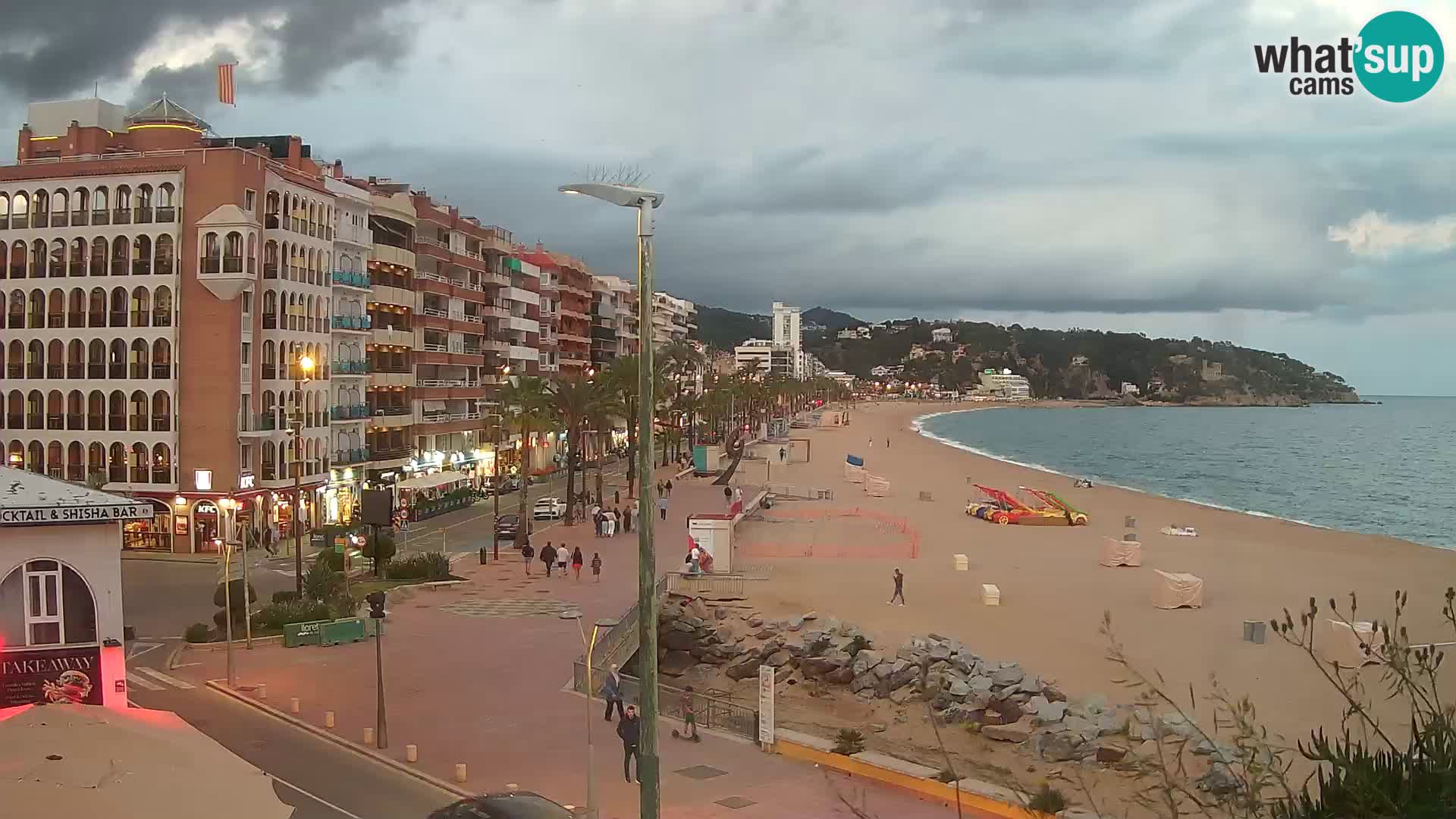 Webcam Lloret de Mar – the main beach – – Costa Brava – Spain