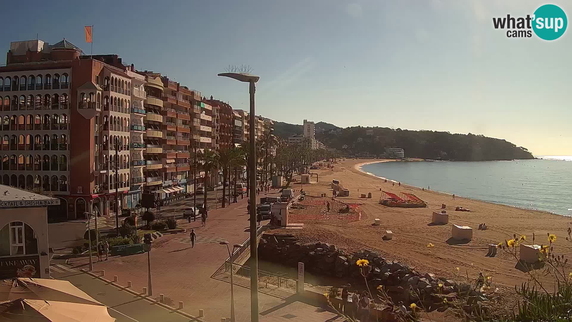 Kamera v živo Lloret de Mar – plaža