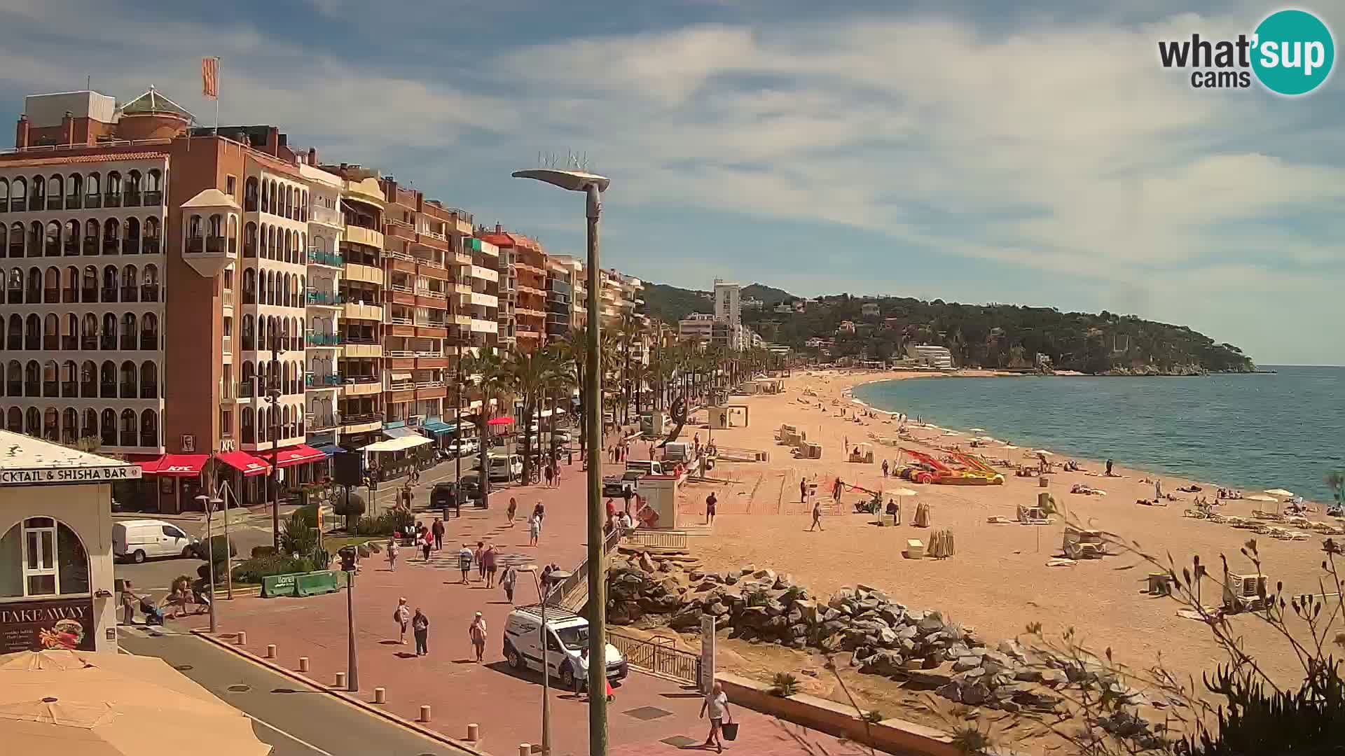 Kamera v živo Lloret de Mar – plaža