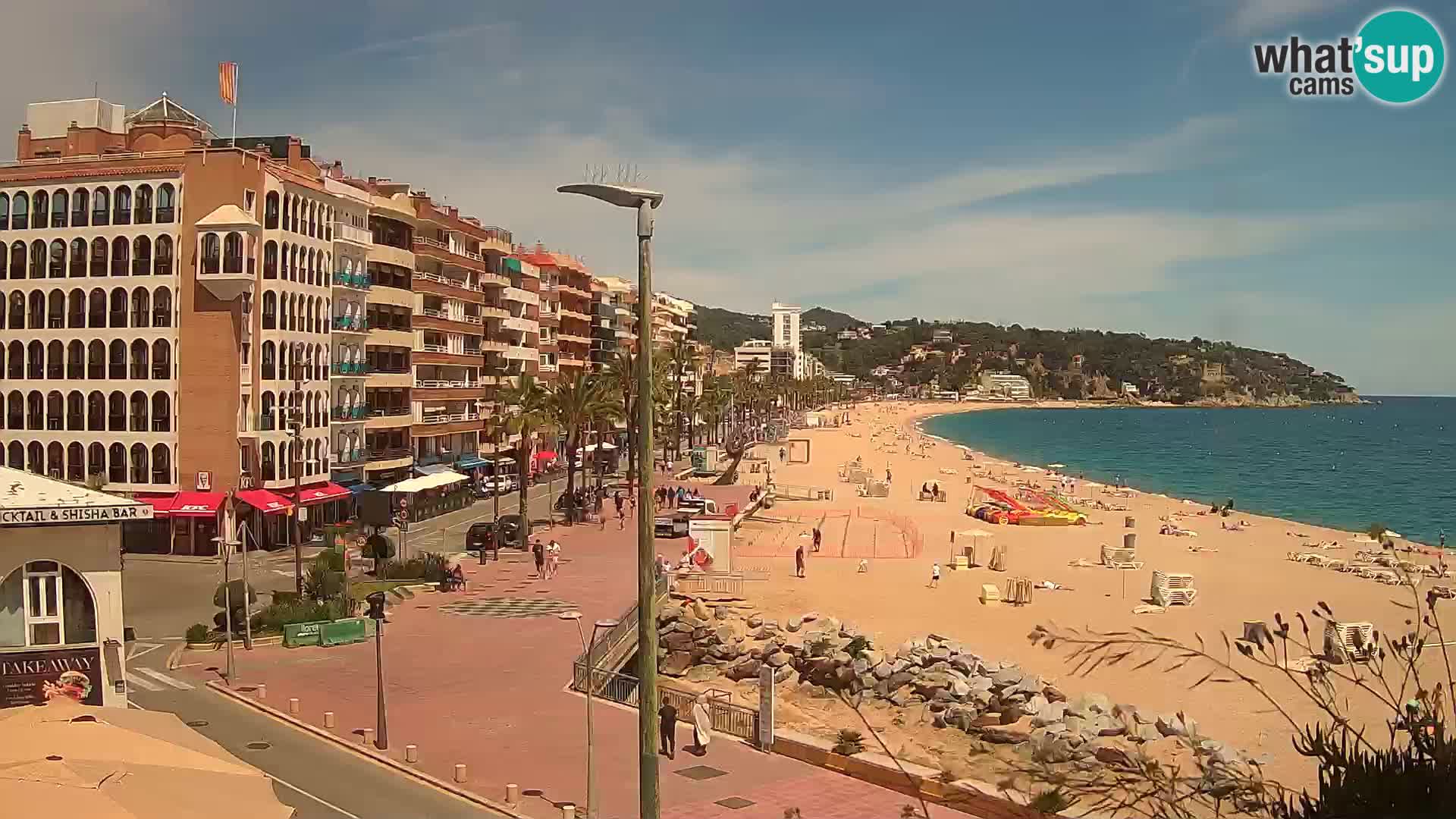 Webcam live Lloret de Mar – la spiaggia principale
