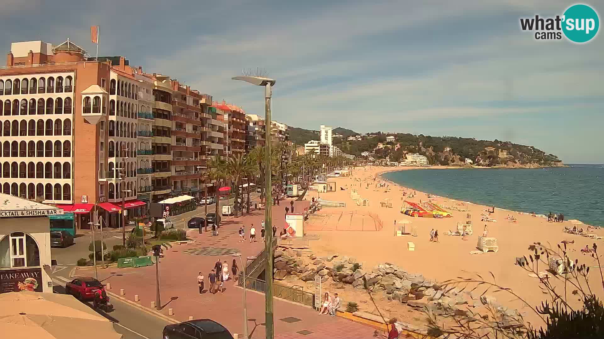 Web kamera Lloret de Mar – plaža