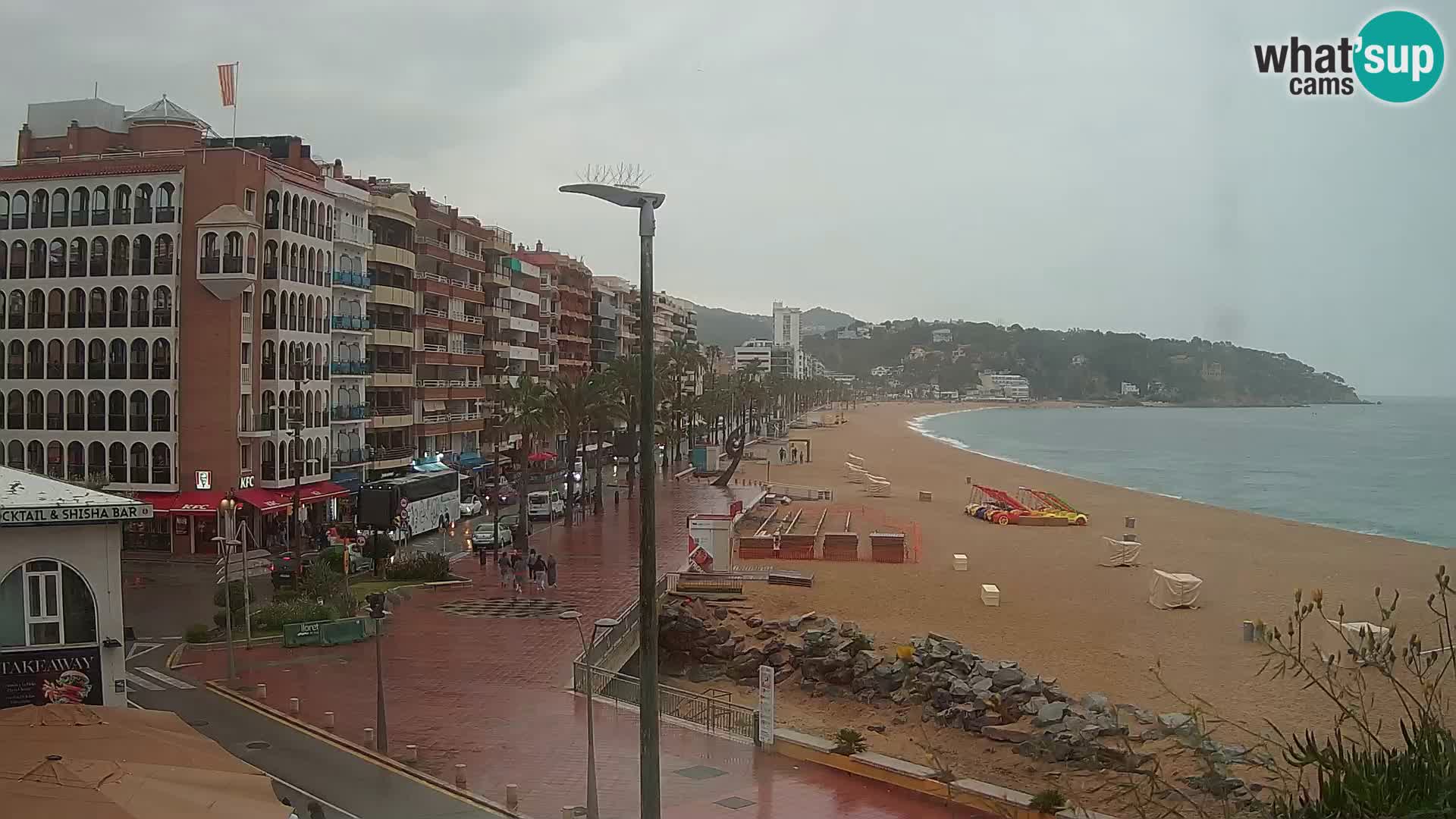 Web kamera Lloret de Mar – plaža