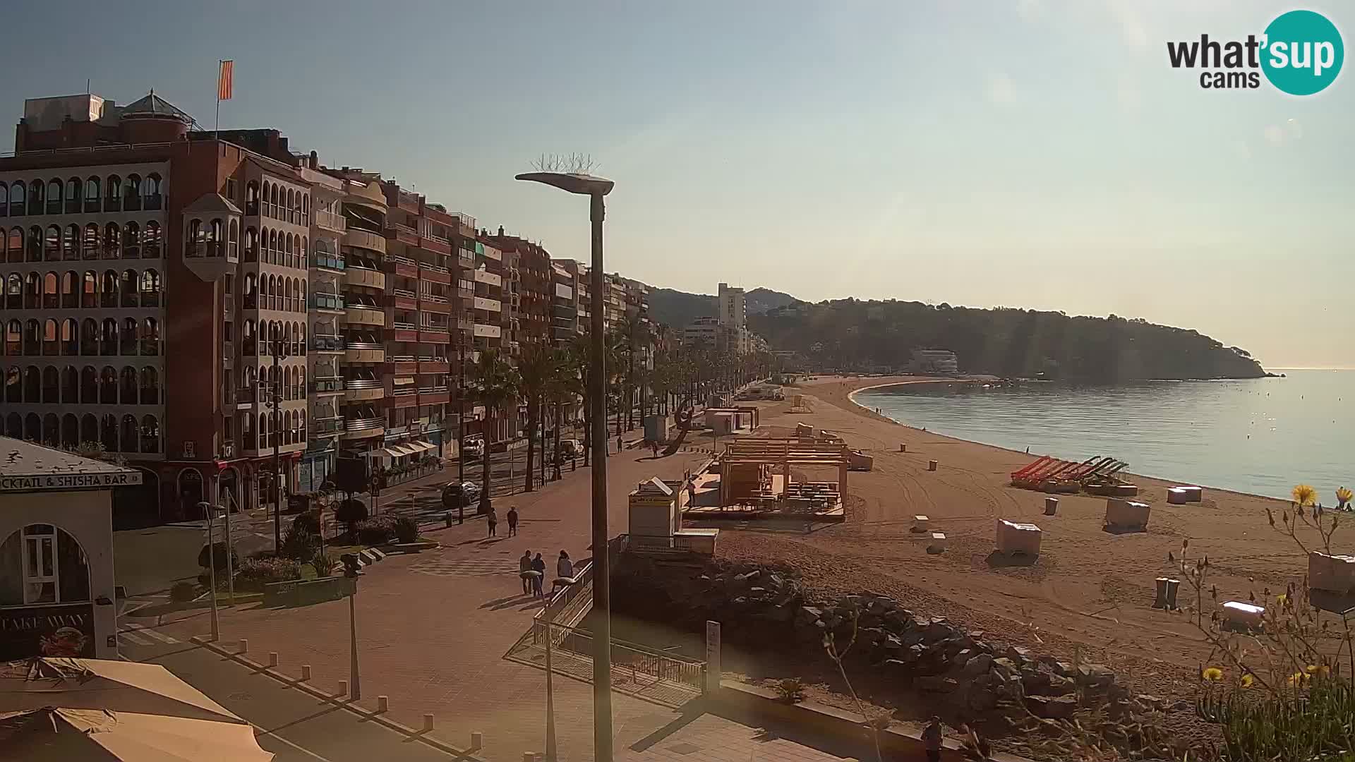 Webcam Lloret de Mar – the main beach – – Costa Brava – Spain