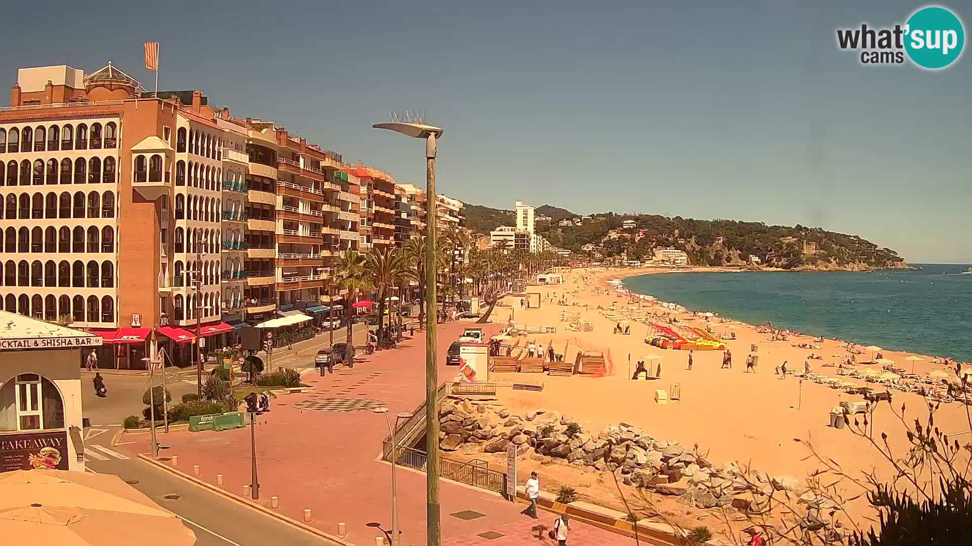Kamera v živo Lloret de Mar – plaža