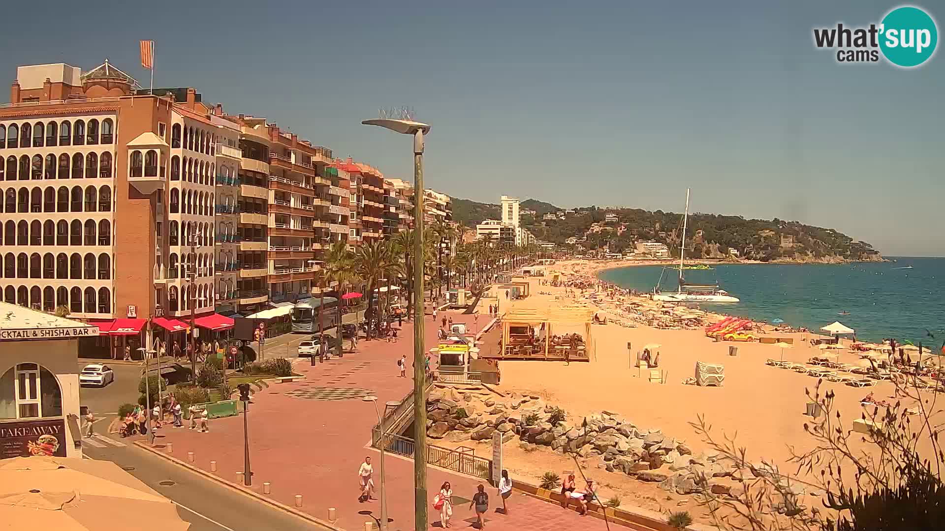 Kamera v živo Lloret de Mar – plaža