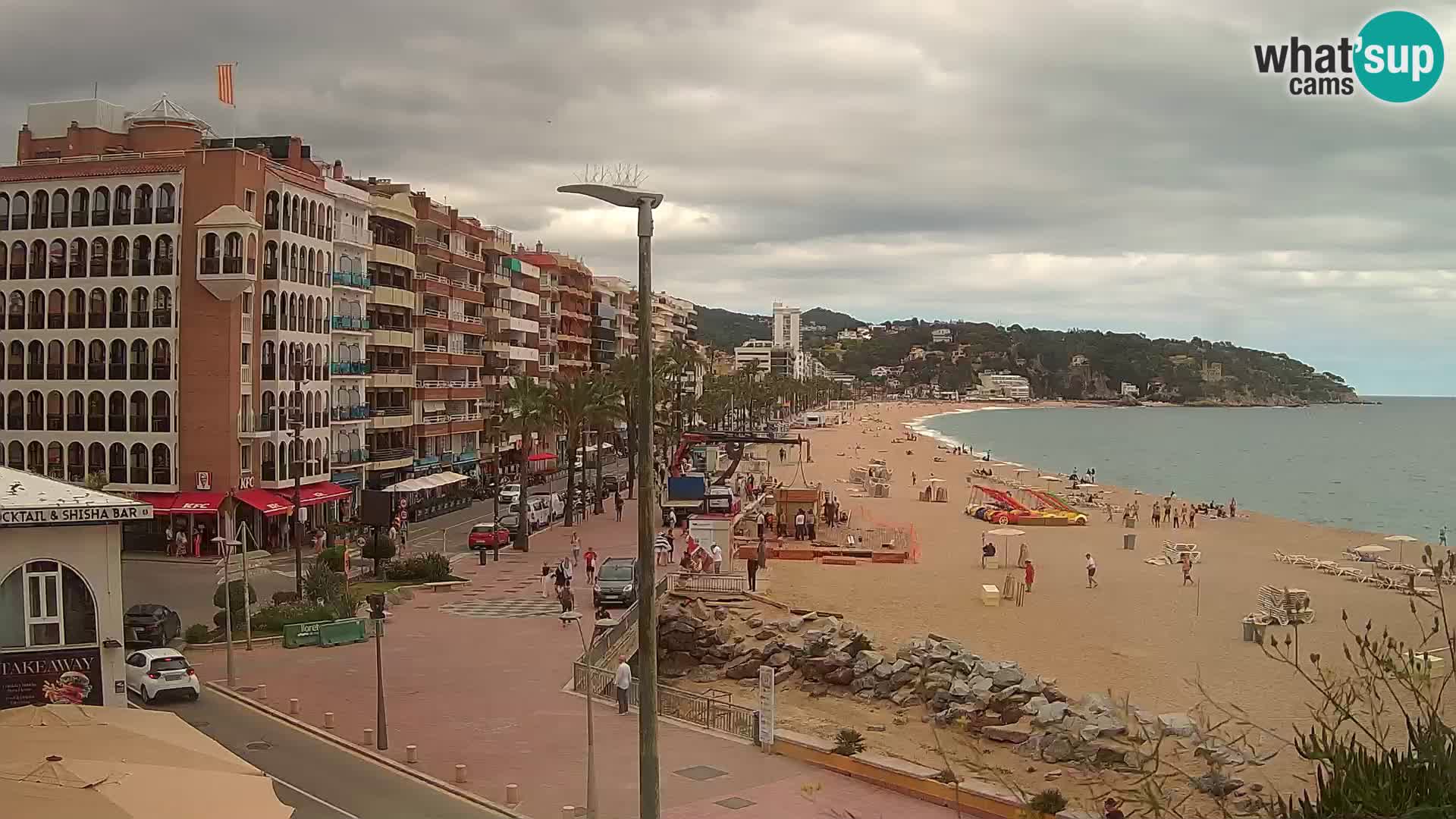 Webcam Lloret de Mar – the main beach – – Costa Brava – Spain