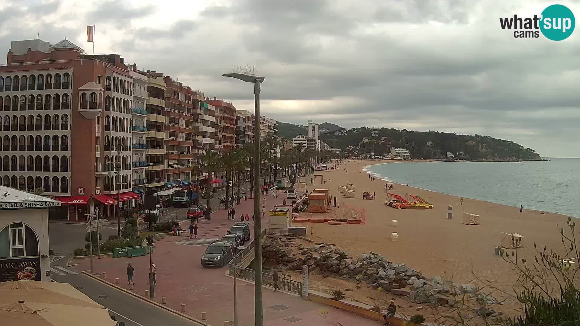 Web kamera Lloret de Mar – plaža