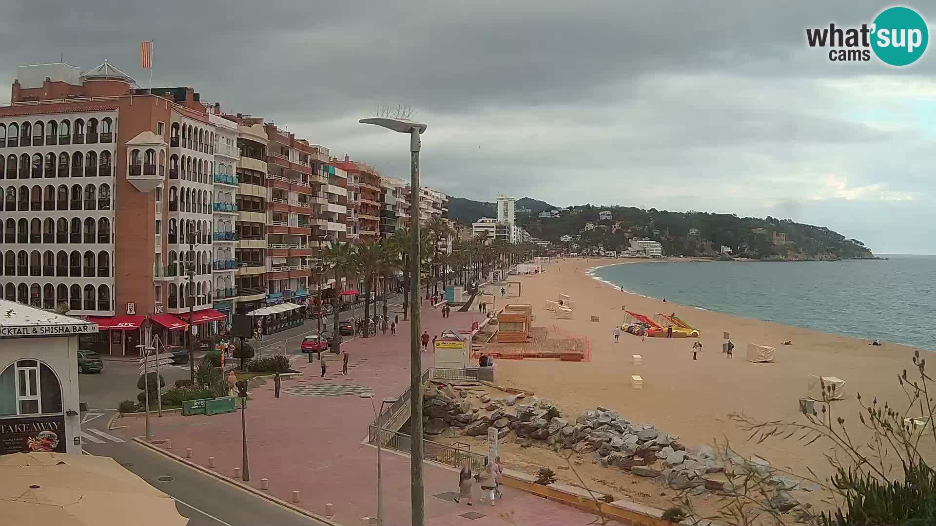 Web kamera Lloret de Mar – plaža
