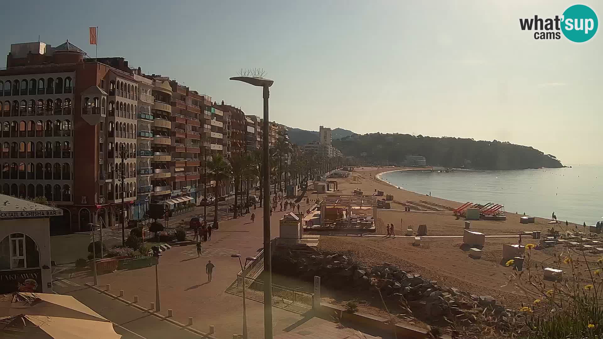 Webcam Lloret de Mar – the main beach – – Costa Brava – Spain