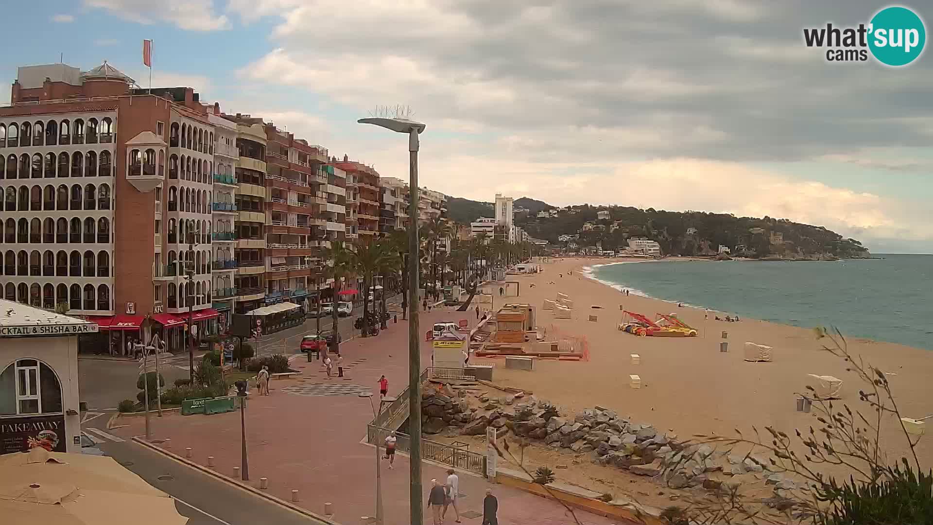 Webcam Lloret de Mar – the main beach – – Costa Brava – Spain