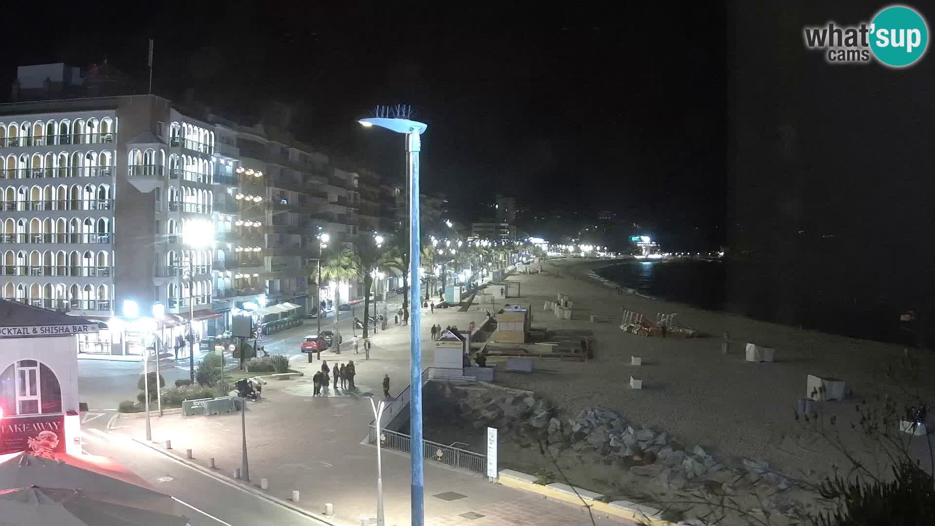 Webcam Lloret de Mar – the main beach – – Costa Brava – Spain