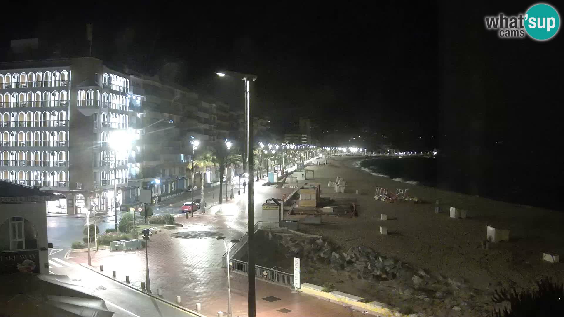 Webcam Lloret de Mar – the main beach – – Costa Brava – Spain