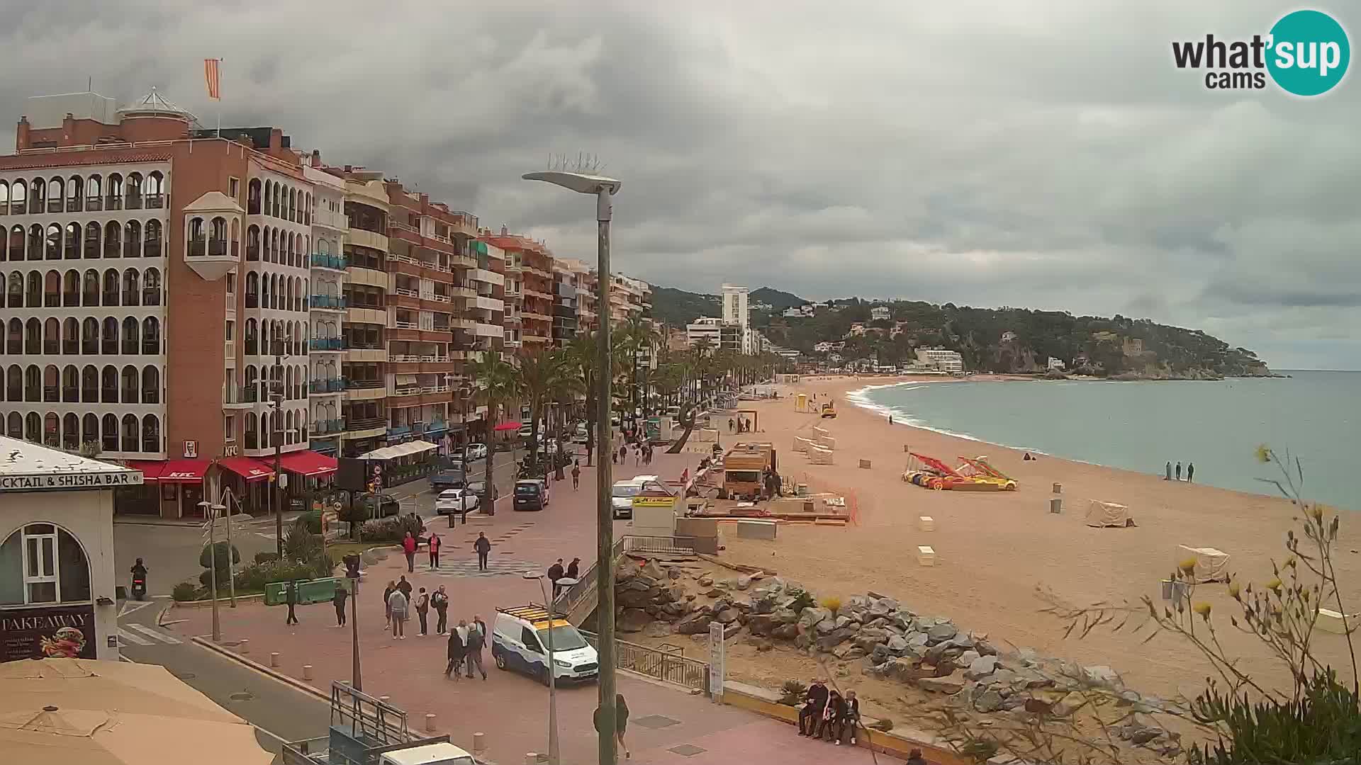 Webcam Lloret de Mar – the main beach – – Costa Brava – Spain