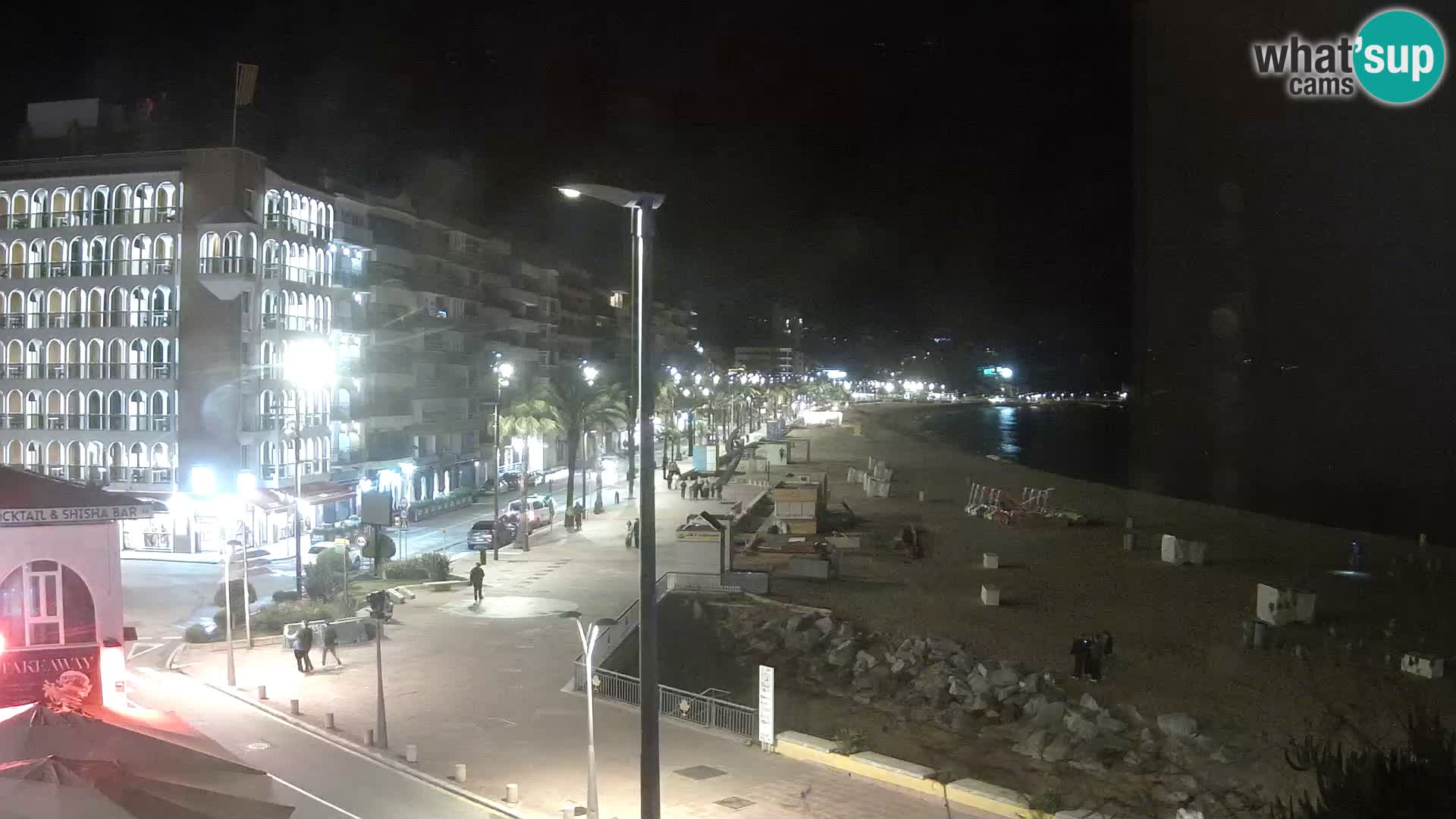 Webcam Lloret de Mar – the main beach – – Costa Brava – Spain
