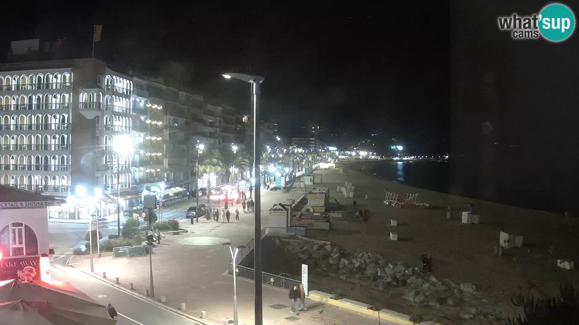 Webcam Lloret de Mar – the main beach – – Costa Brava – Spain