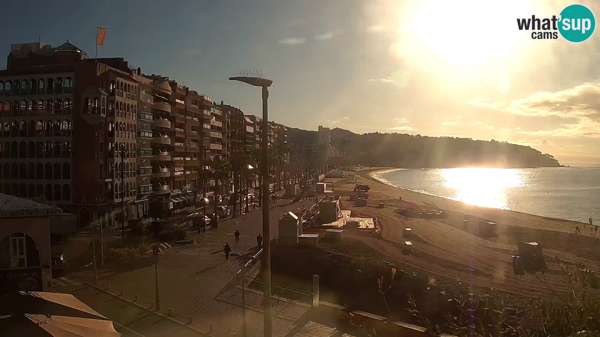 Webcam Lloret de Mar – the main beach – – Costa Brava – Spain