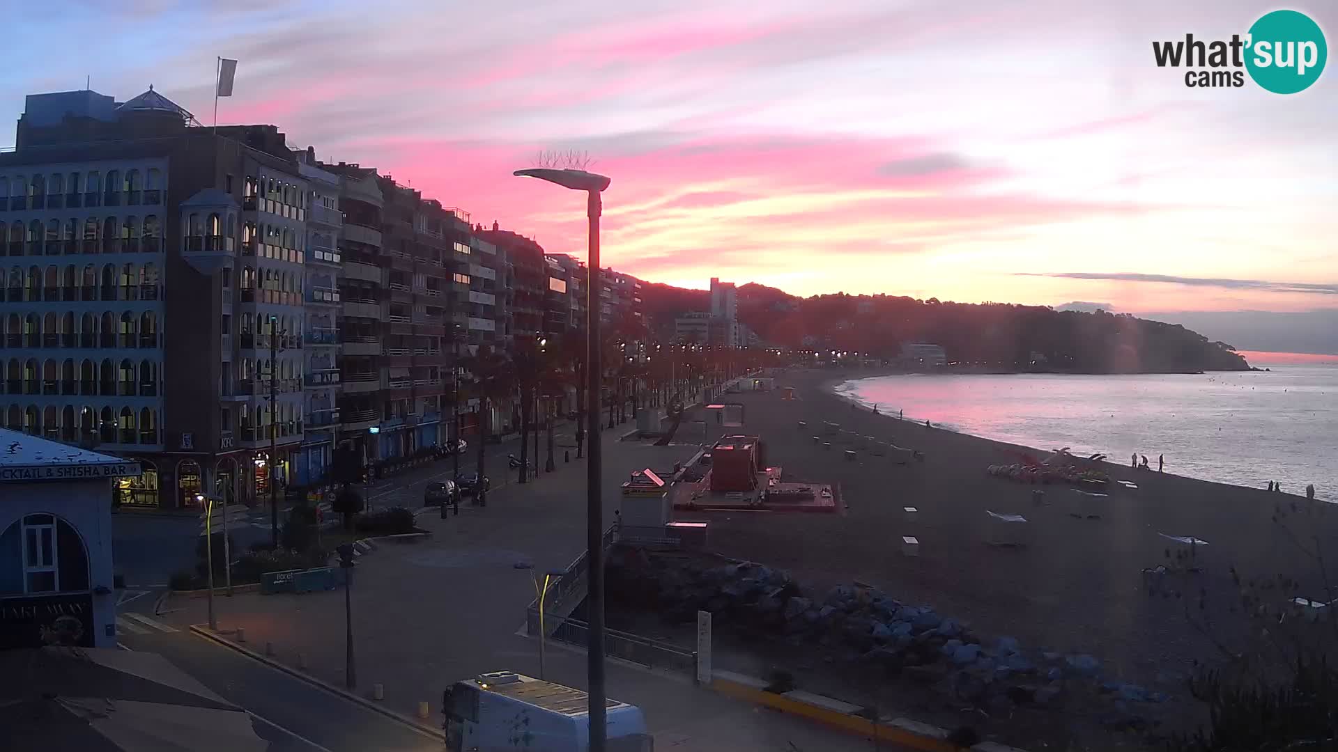 Webcam Lloret de Mar – the main beach – – Costa Brava – Spain