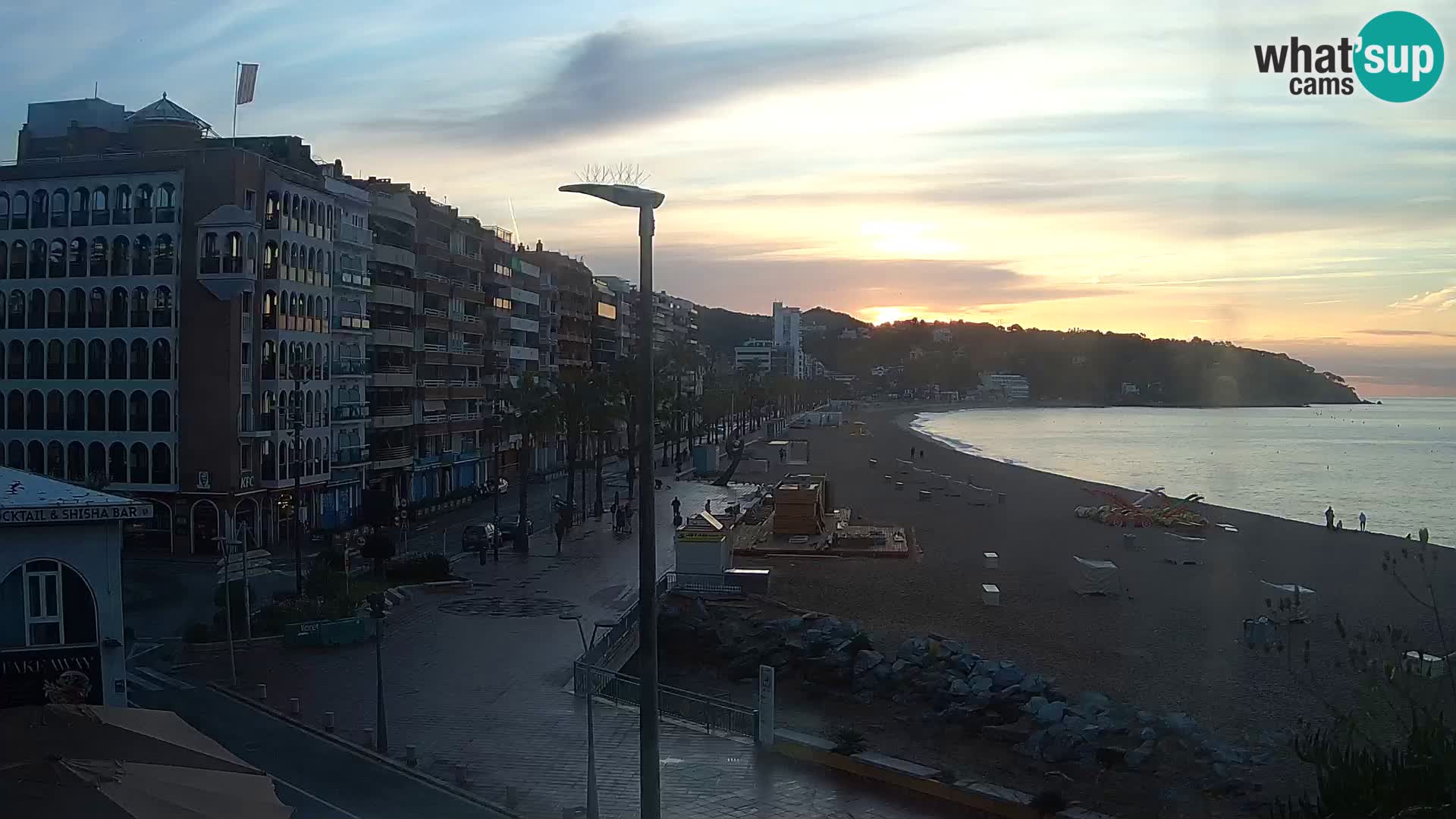 Webcam Lloret de Mar – the main beach – – Costa Brava – Spain