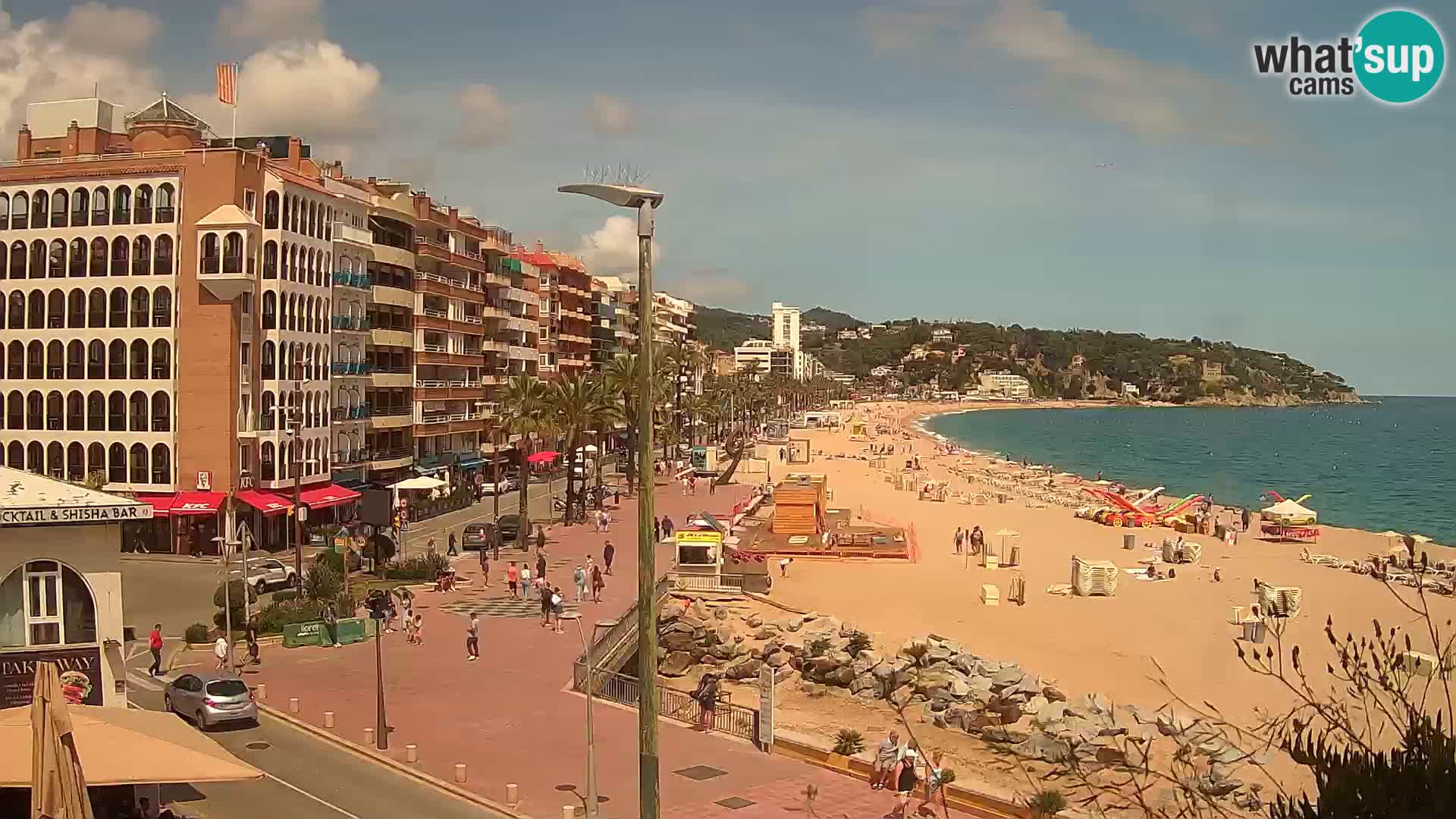 Webcam Live Lloret de Mar – La plage