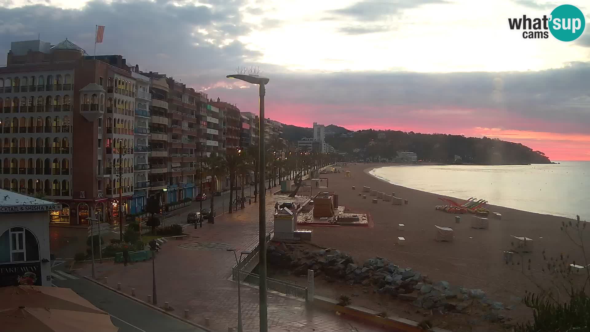 Webcam Lloret de Mar – the main beach – – Costa Brava – Spain