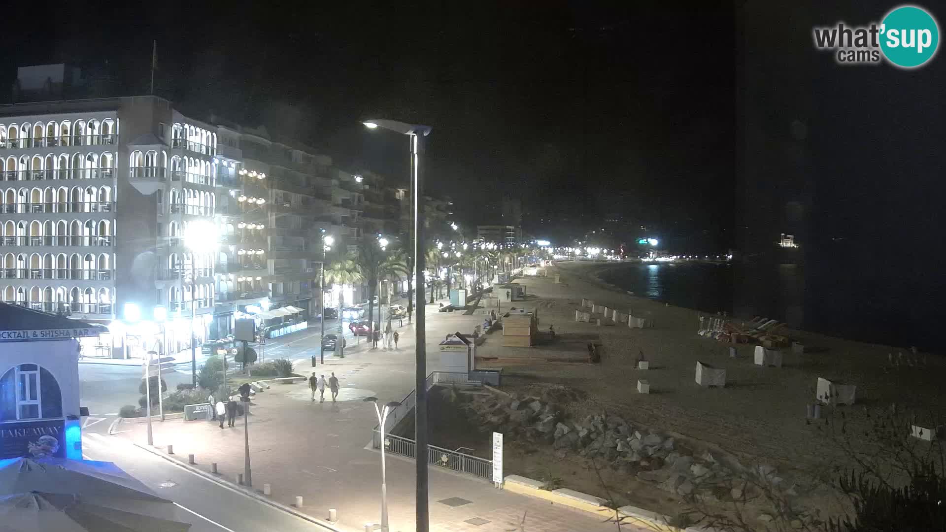 Webcam Lloret de Mar – the main beach – – Costa Brava – Spain