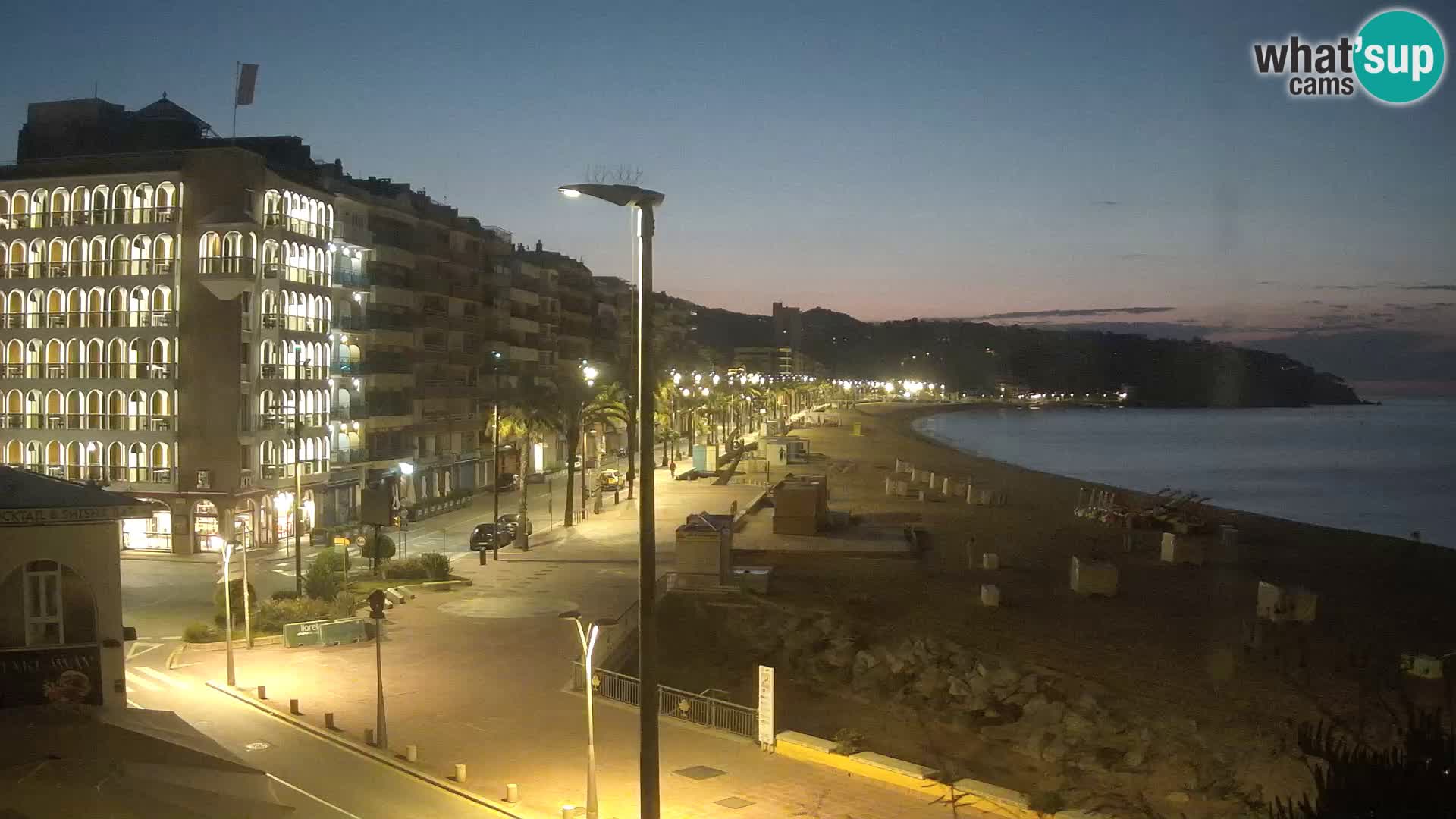 Webcam Lloret de Mar – the main beach – – Costa Brava – Spain