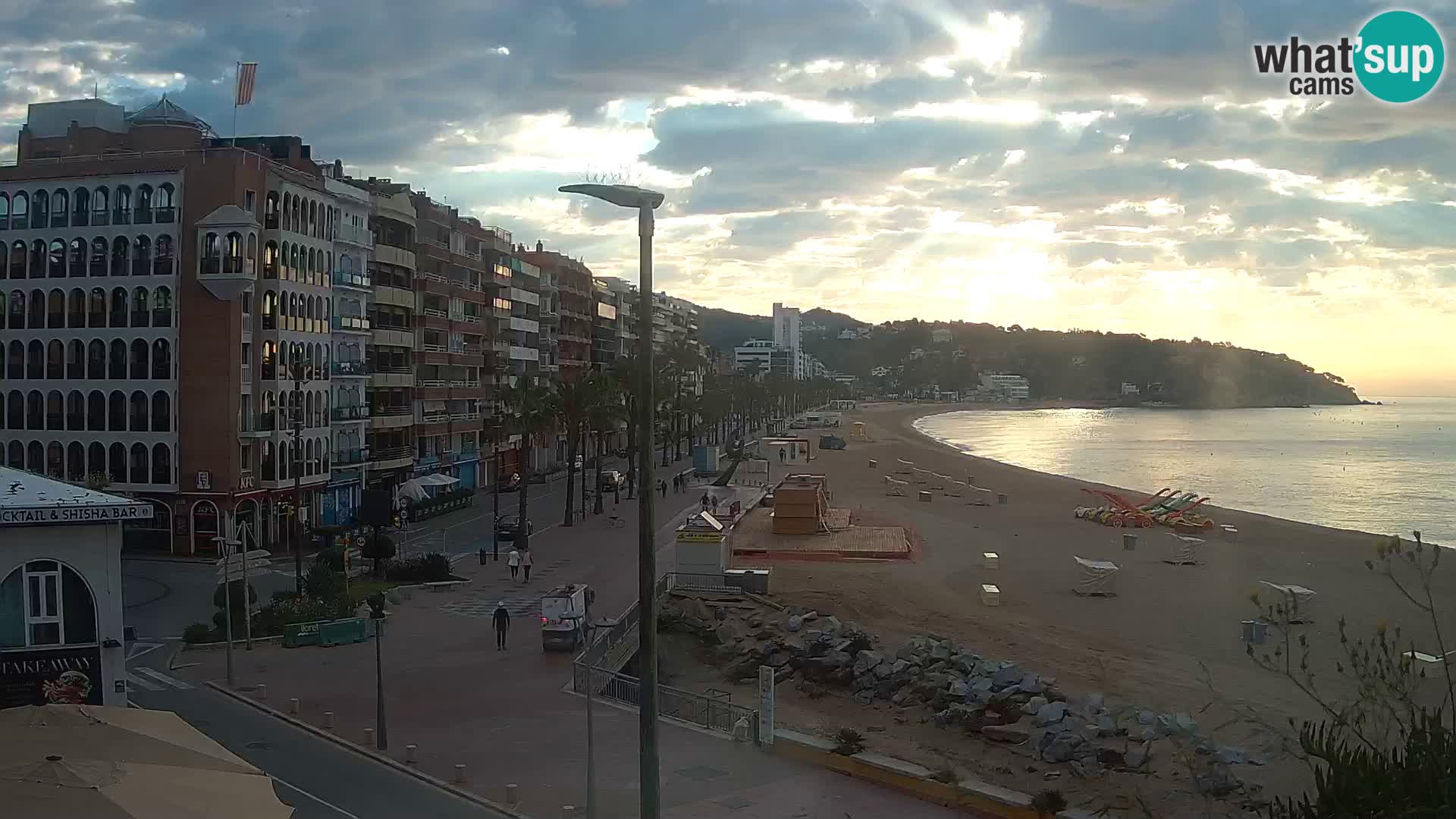 Webcam Lloret de Mar – the main beach – – Costa Brava – Spain