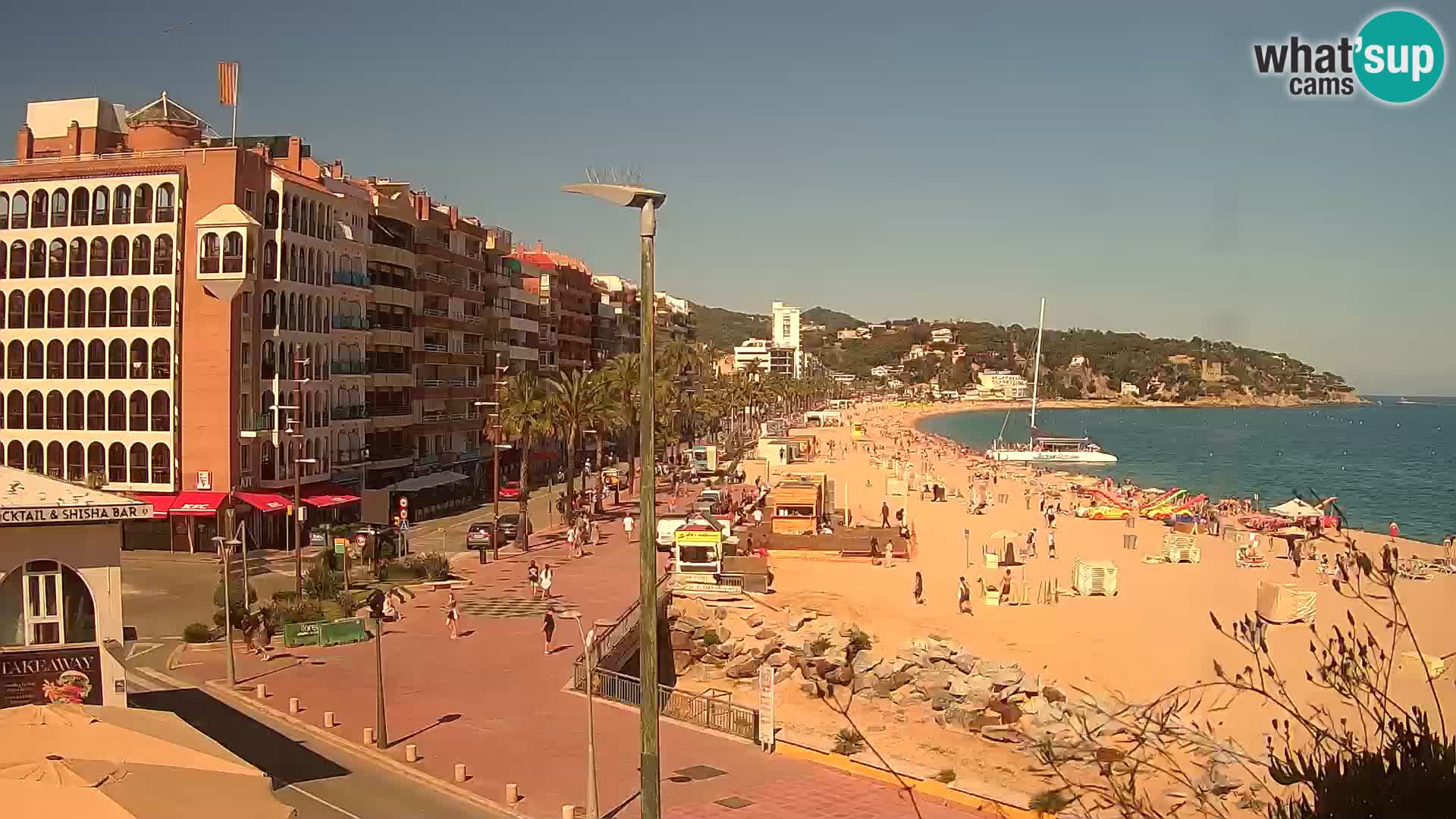 Webcam live Lloret de Mar – la spiaggia principale