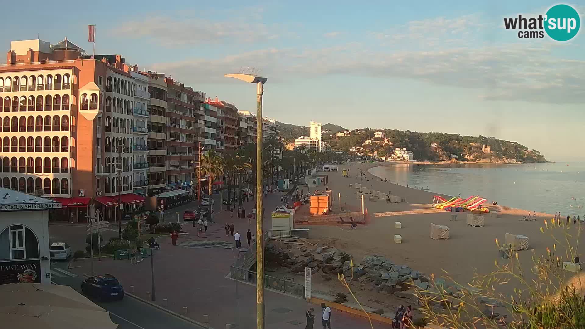Webcam Lloret de Mar – the main beach – – Costa Brava – Spain