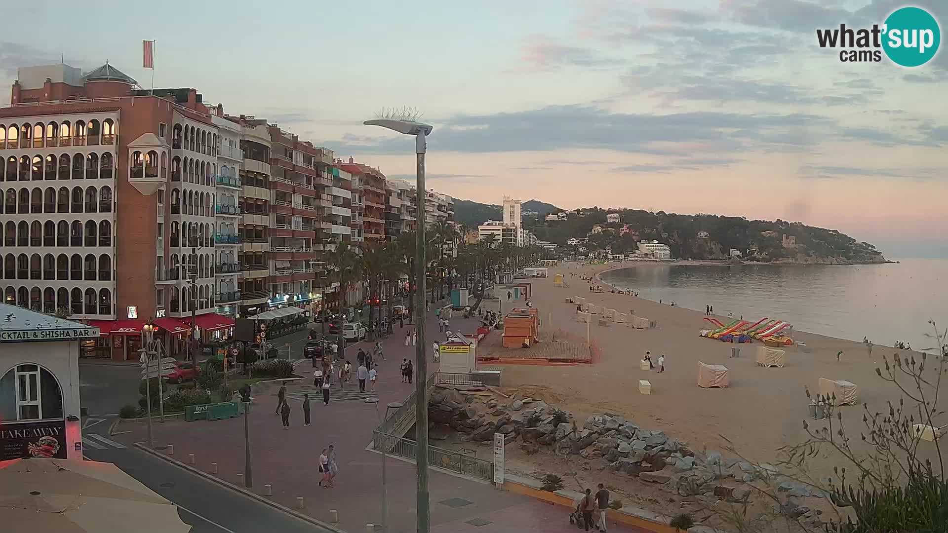 Web kamera Lloret de Mar – plaža
