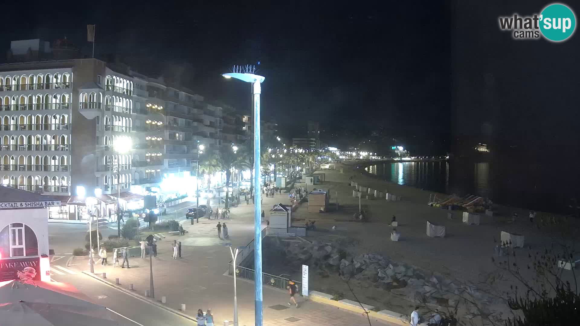 Webcam Lloret de Mar – the main beach – – Costa Brava – Spain