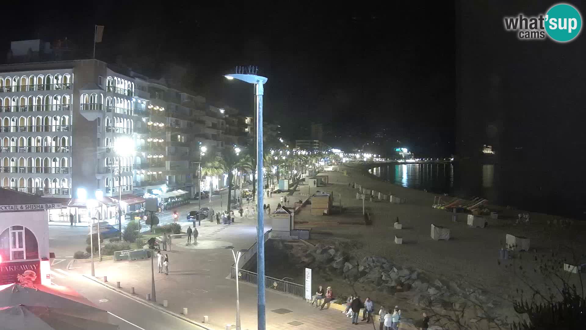 Webcam Lloret de Mar – the main beach – – Costa Brava – Spain