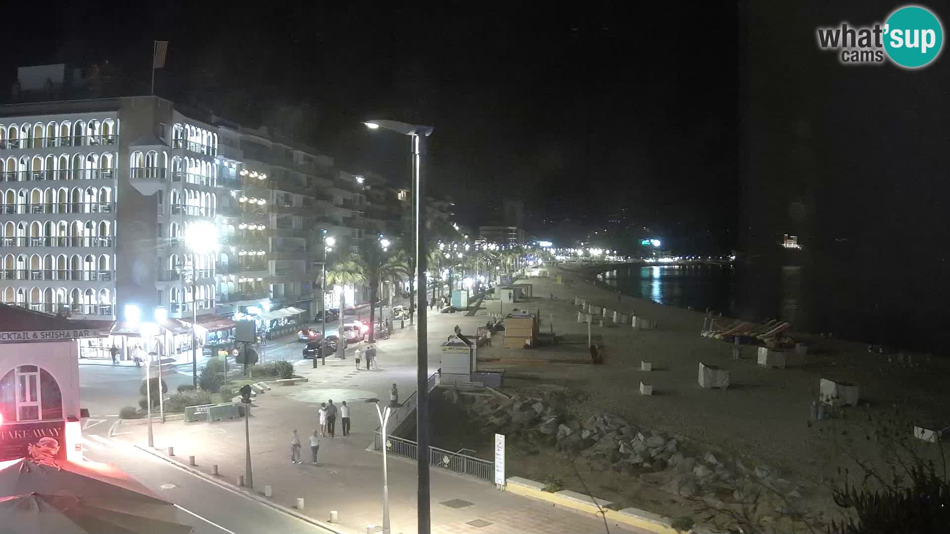 Webcam Lloret de Mar – the main beach – – Costa Brava – Spain