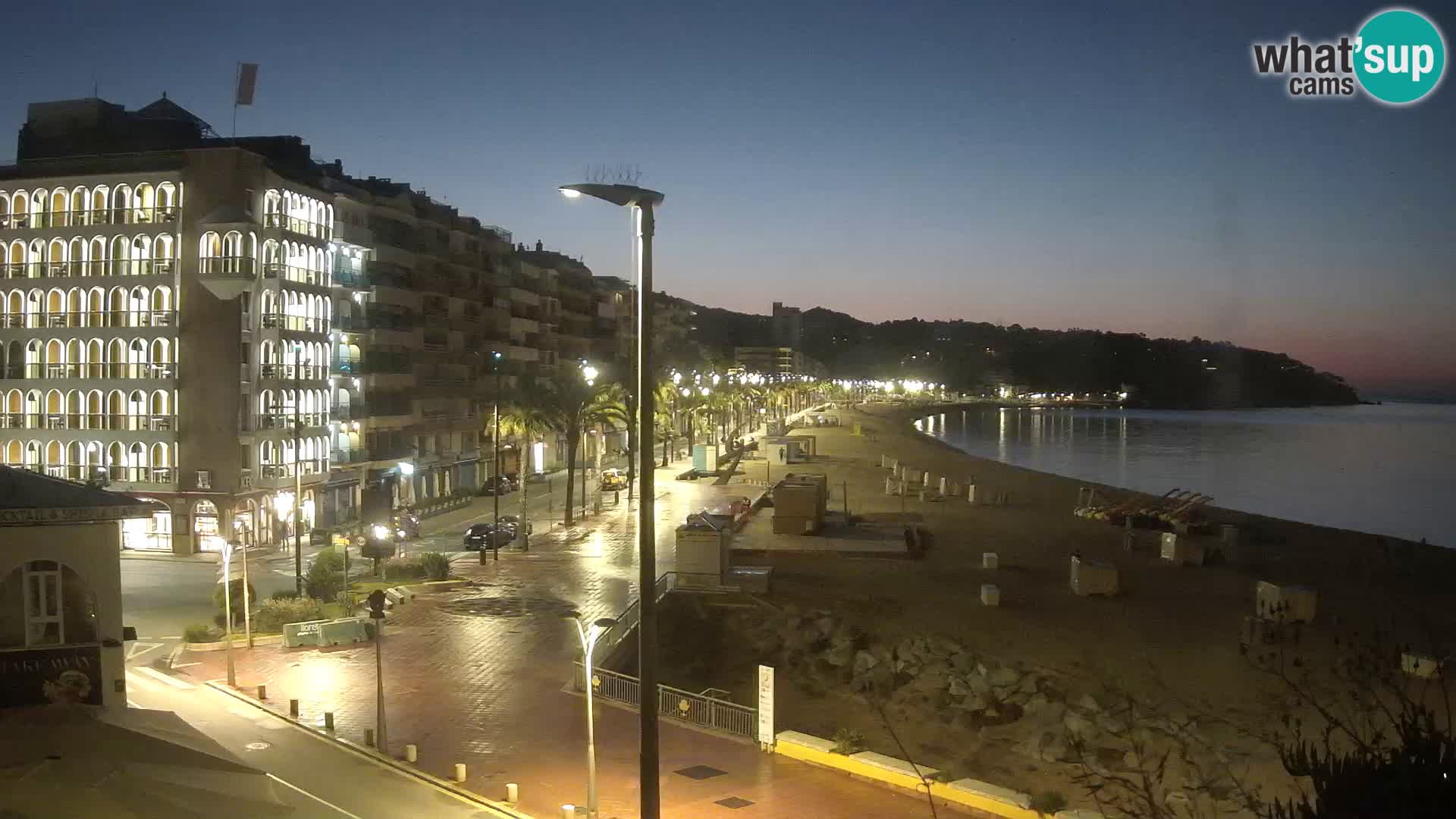 Webcam Lloret de Mar – the main beach – – Costa Brava – Spain
