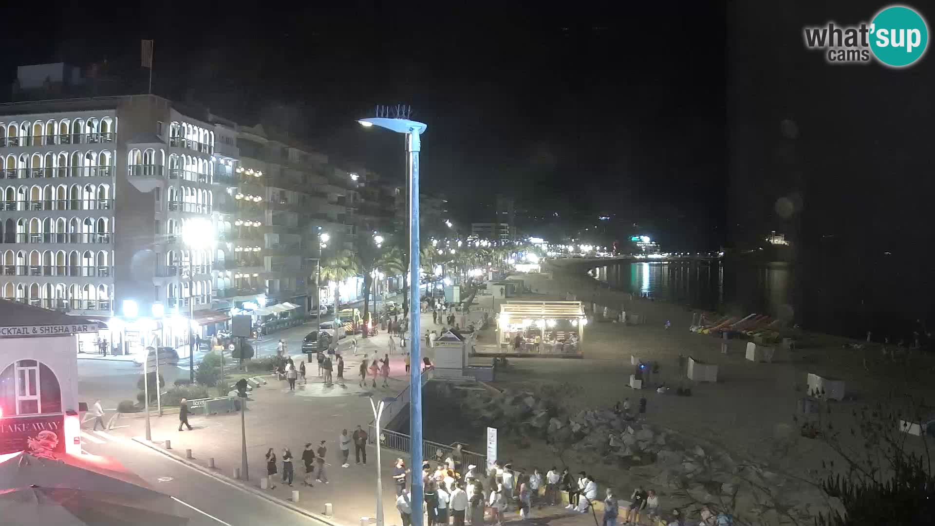 Webcam Lloret de Mar – the main beach – – Costa Brava – Spain