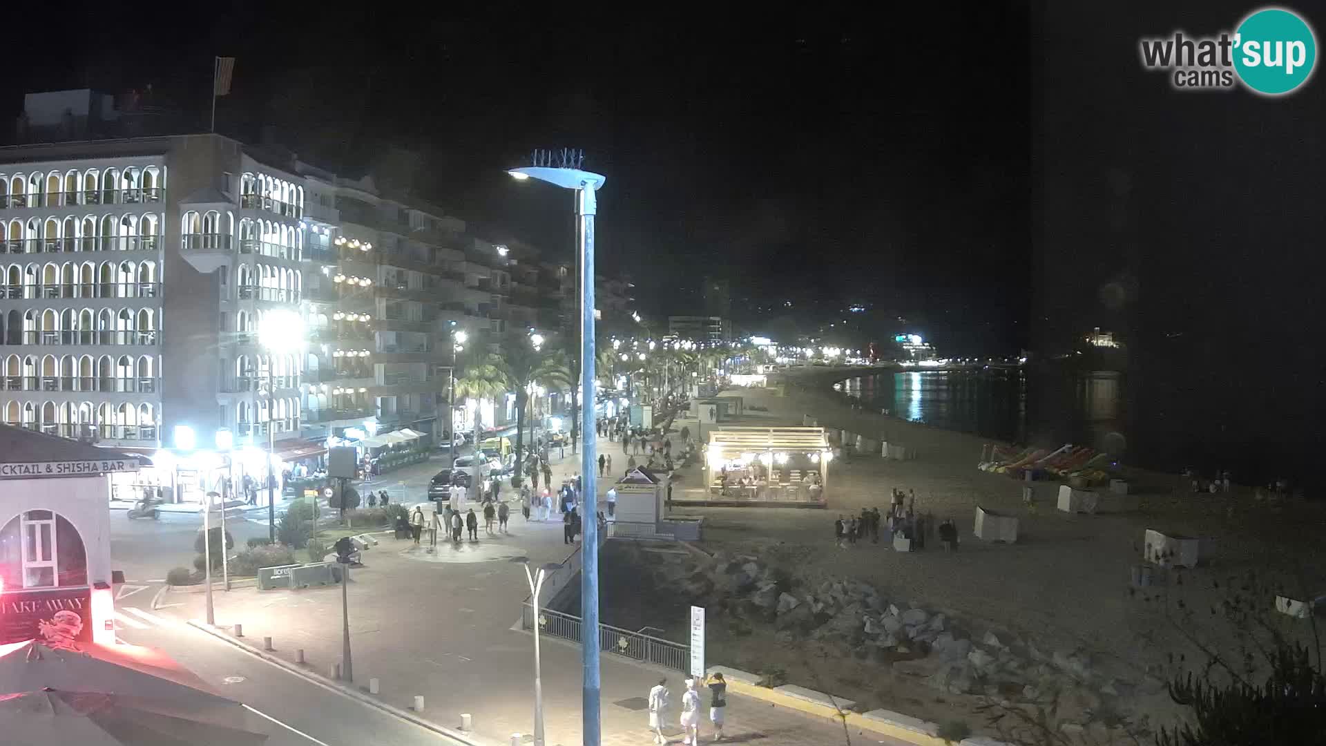 Webcam Lloret de Mar – the main beach – – Costa Brava – Spain
