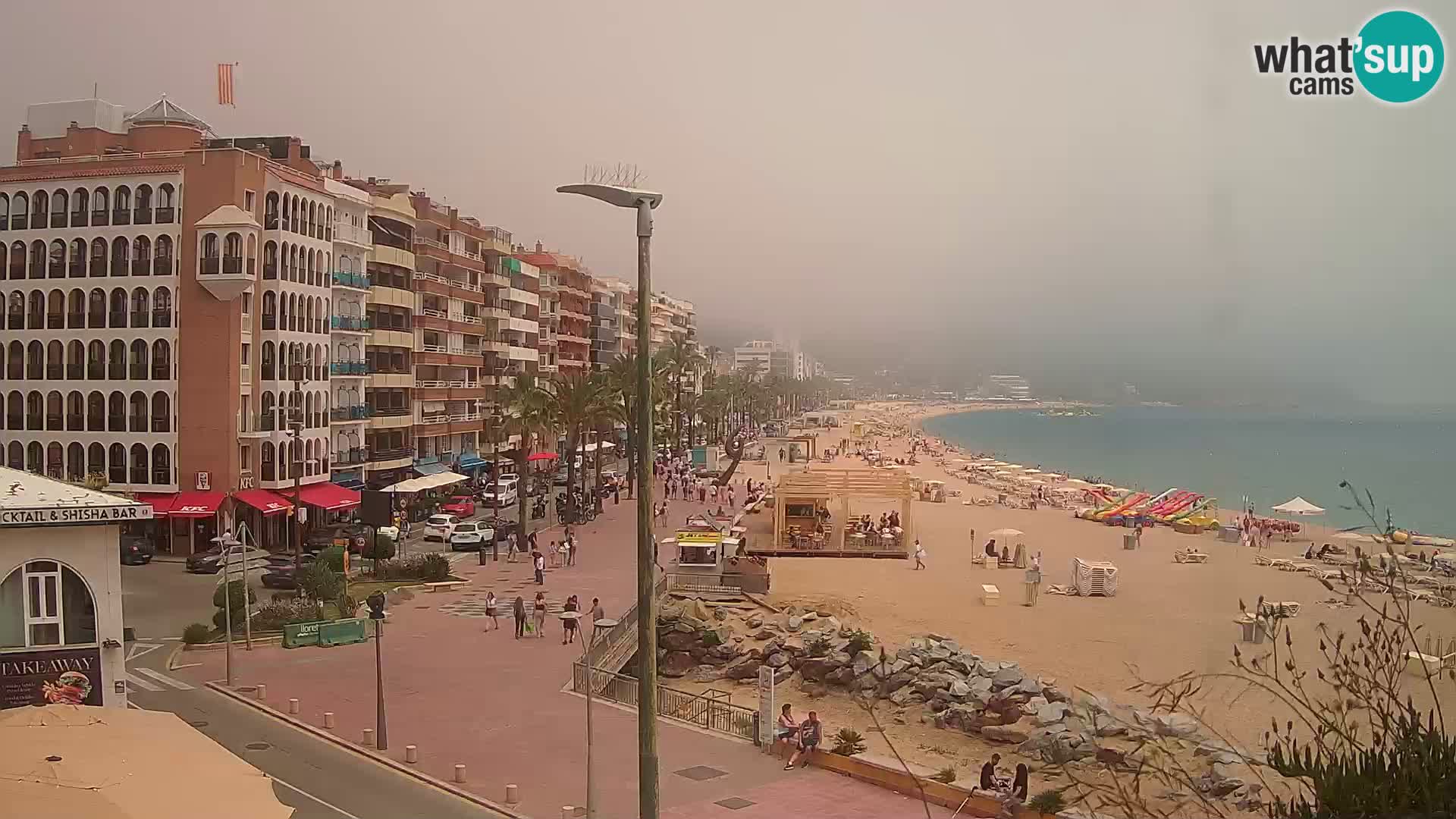 Web kamera Lloret de Mar – plaža