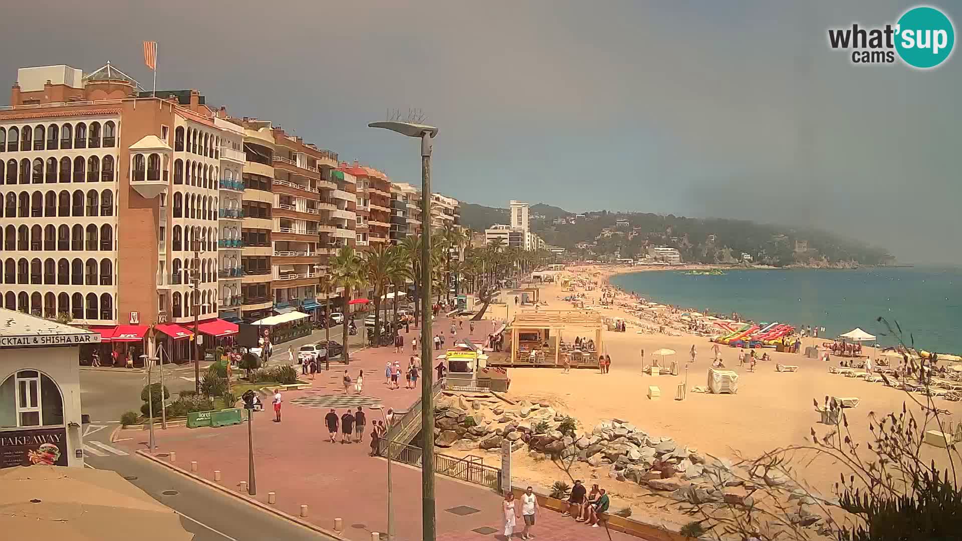 Web kamera Lloret de Mar – plaža
