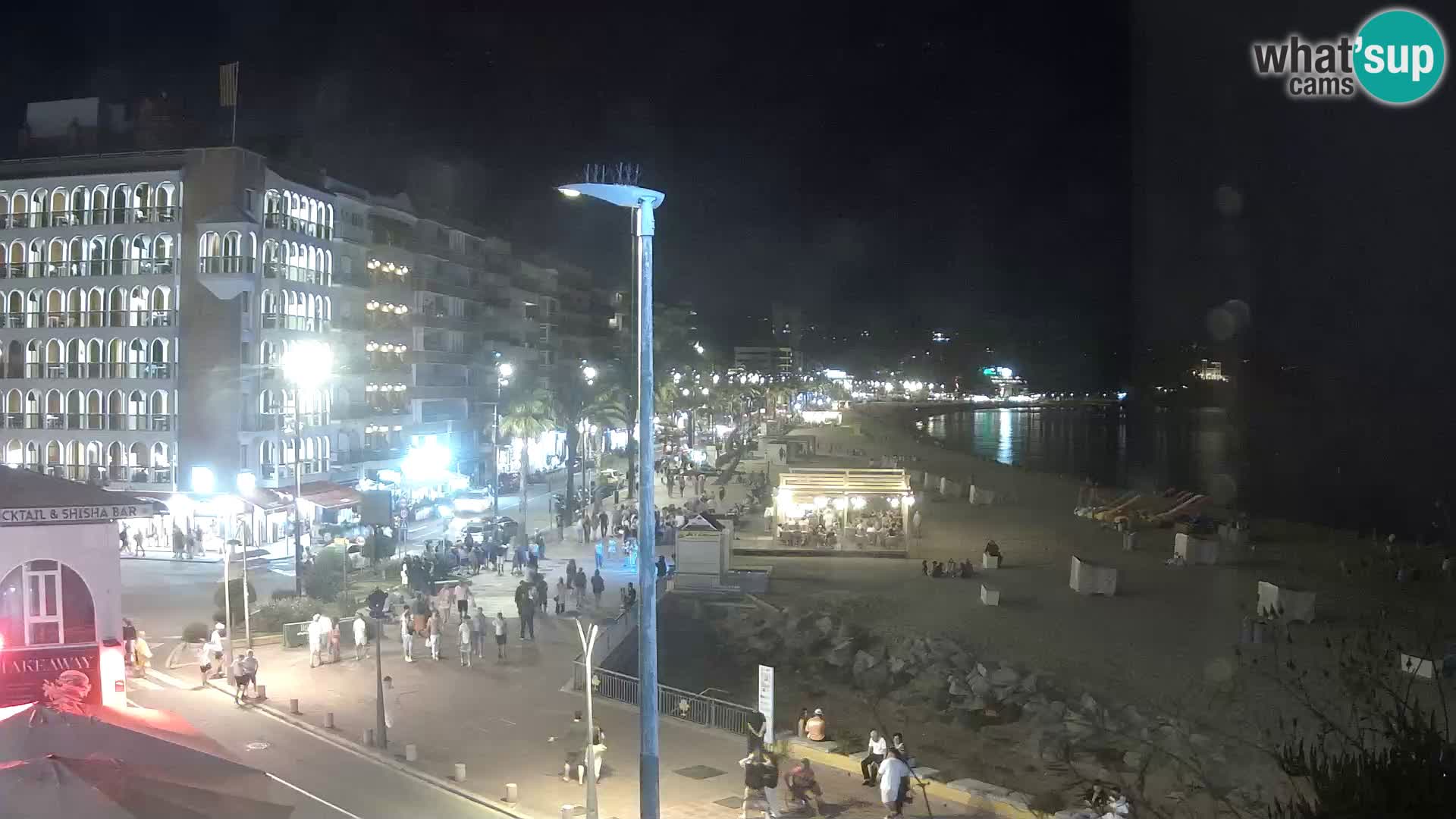 Webcam Lloret de Mar – the main beach – – Costa Brava – Spain