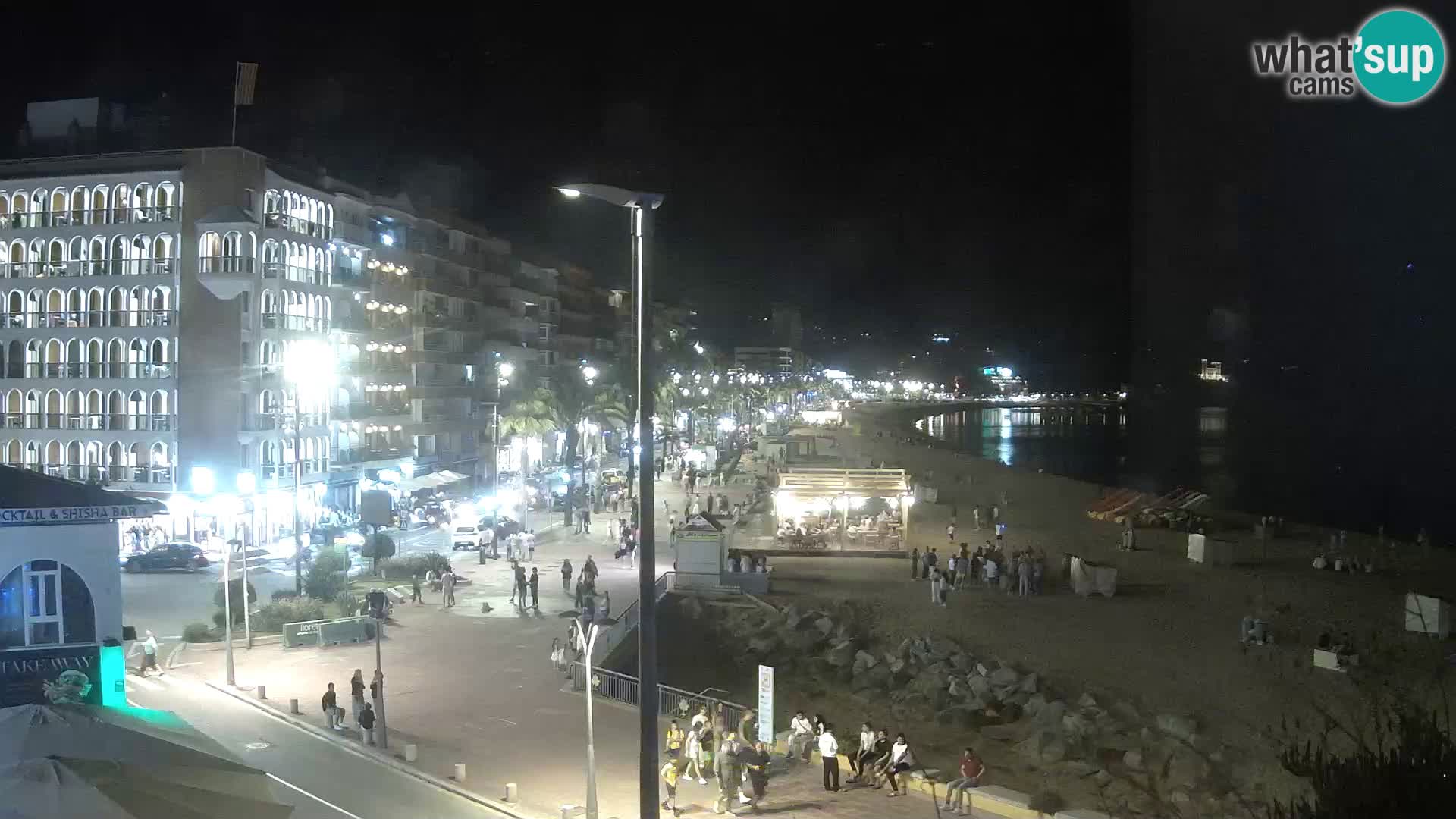 Webcam Lloret de Mar – the main beach – – Costa Brava – Spain